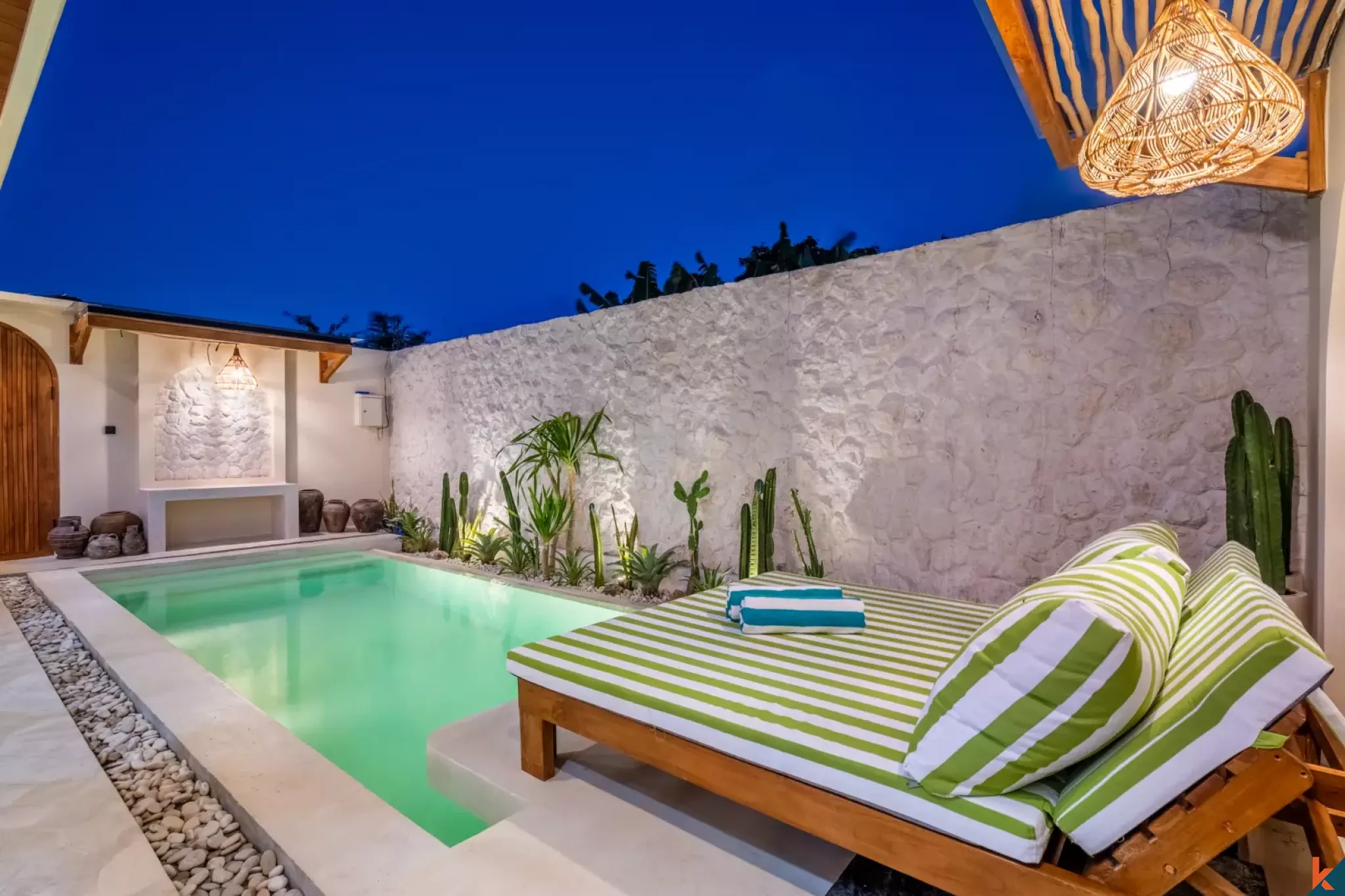 Mediterranean-Inspired Two Bedroom Leasehold Villa in Fashionable Ungasan