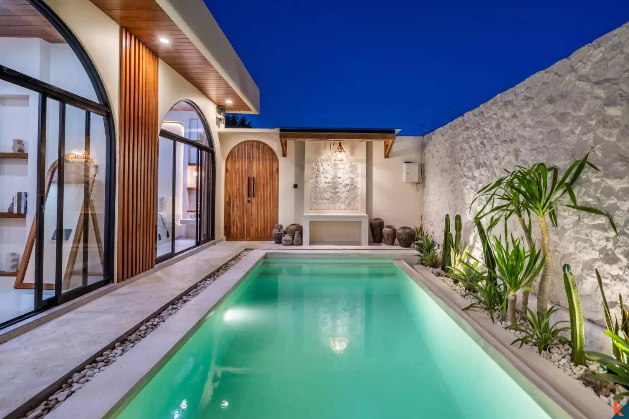 Mediterranean-Inspired Two Bedroom Leasehold Villa in Fashionable Ungasan