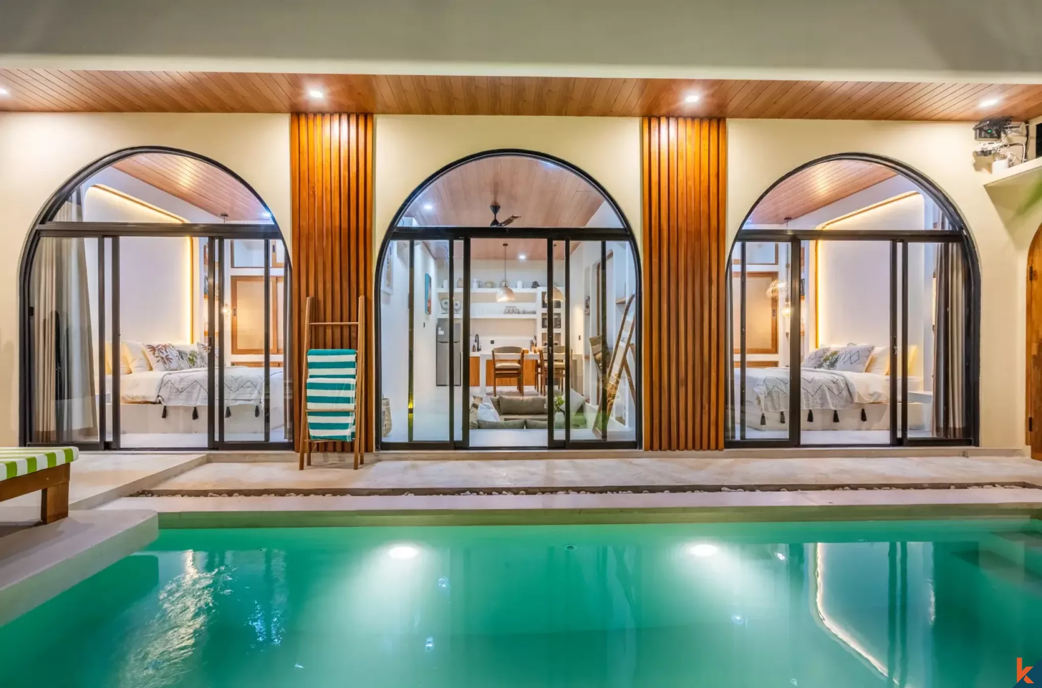 Mediterranean-Inspired Two Bedroom Leasehold Villa in Fashionable Ungasan