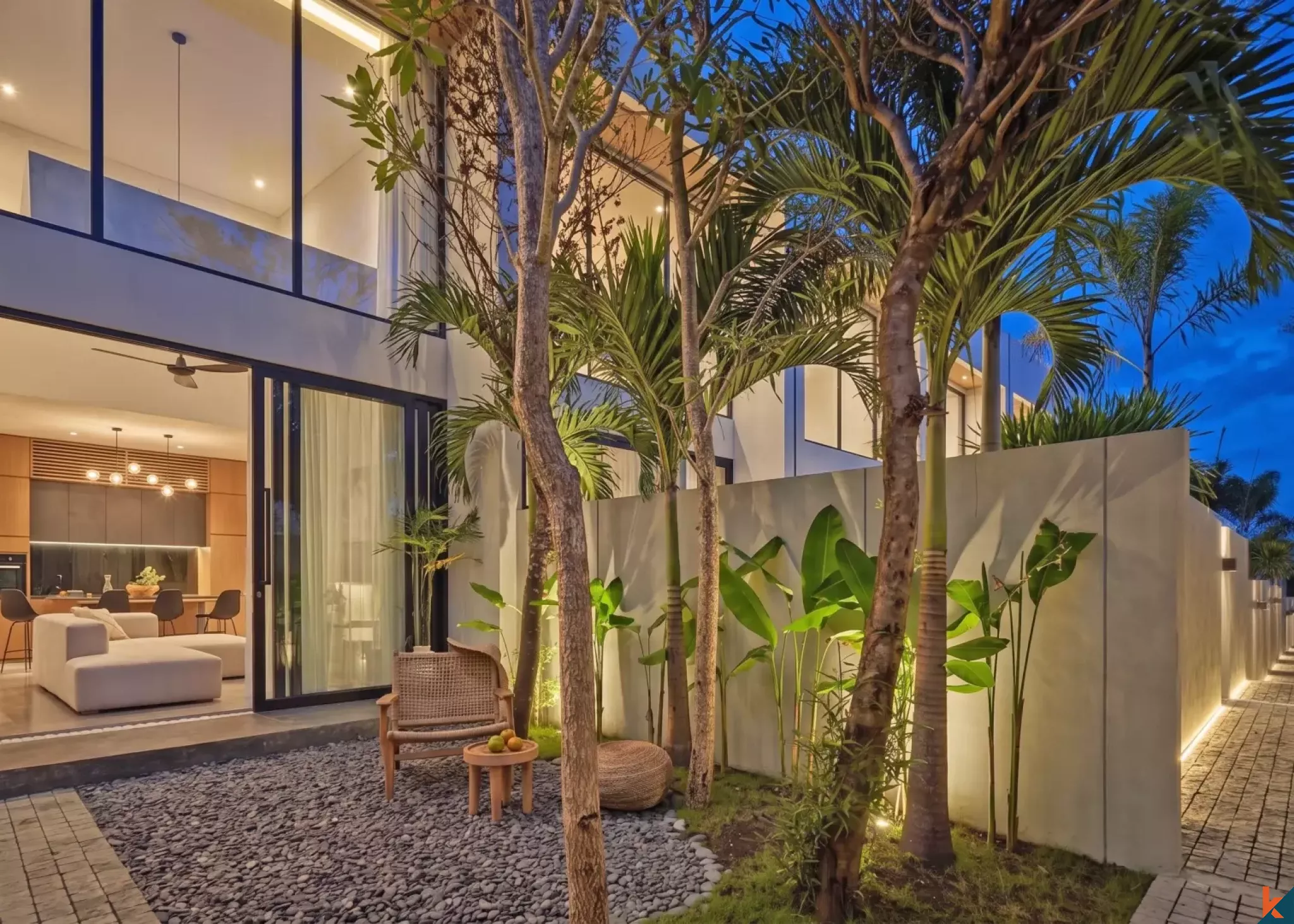 Villa de trois chambres à coucher en location élégante à Umalas, emplacement privilégié