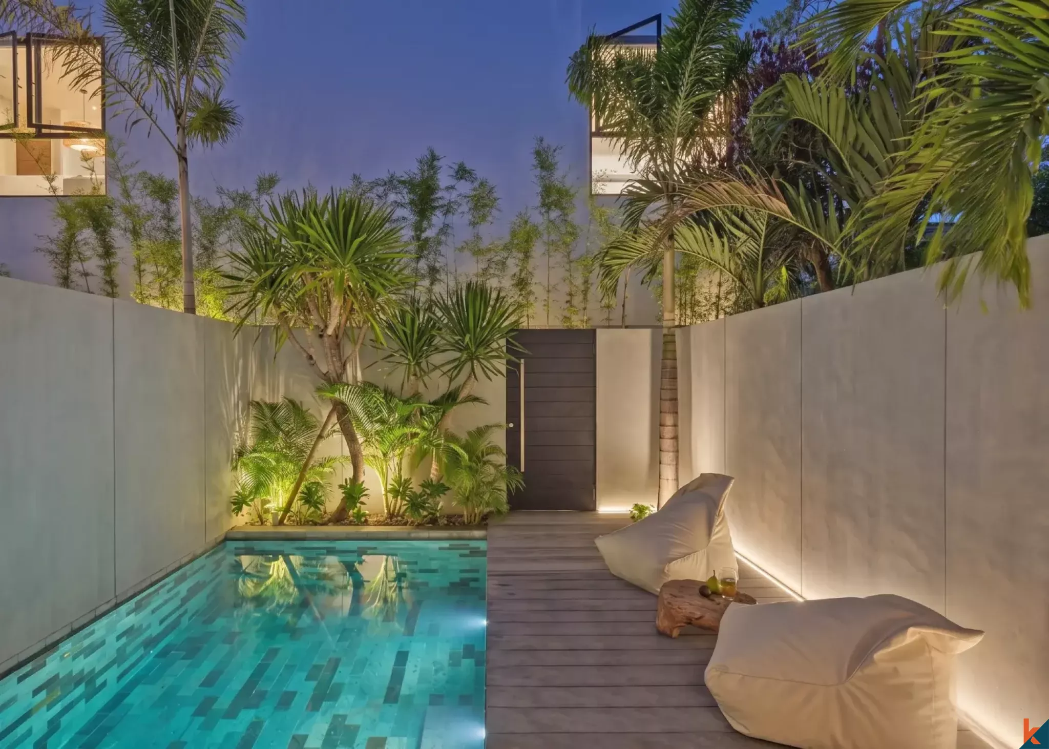 Villa de trois chambres à coucher en location élégante à Umalas, emplacement privilégié