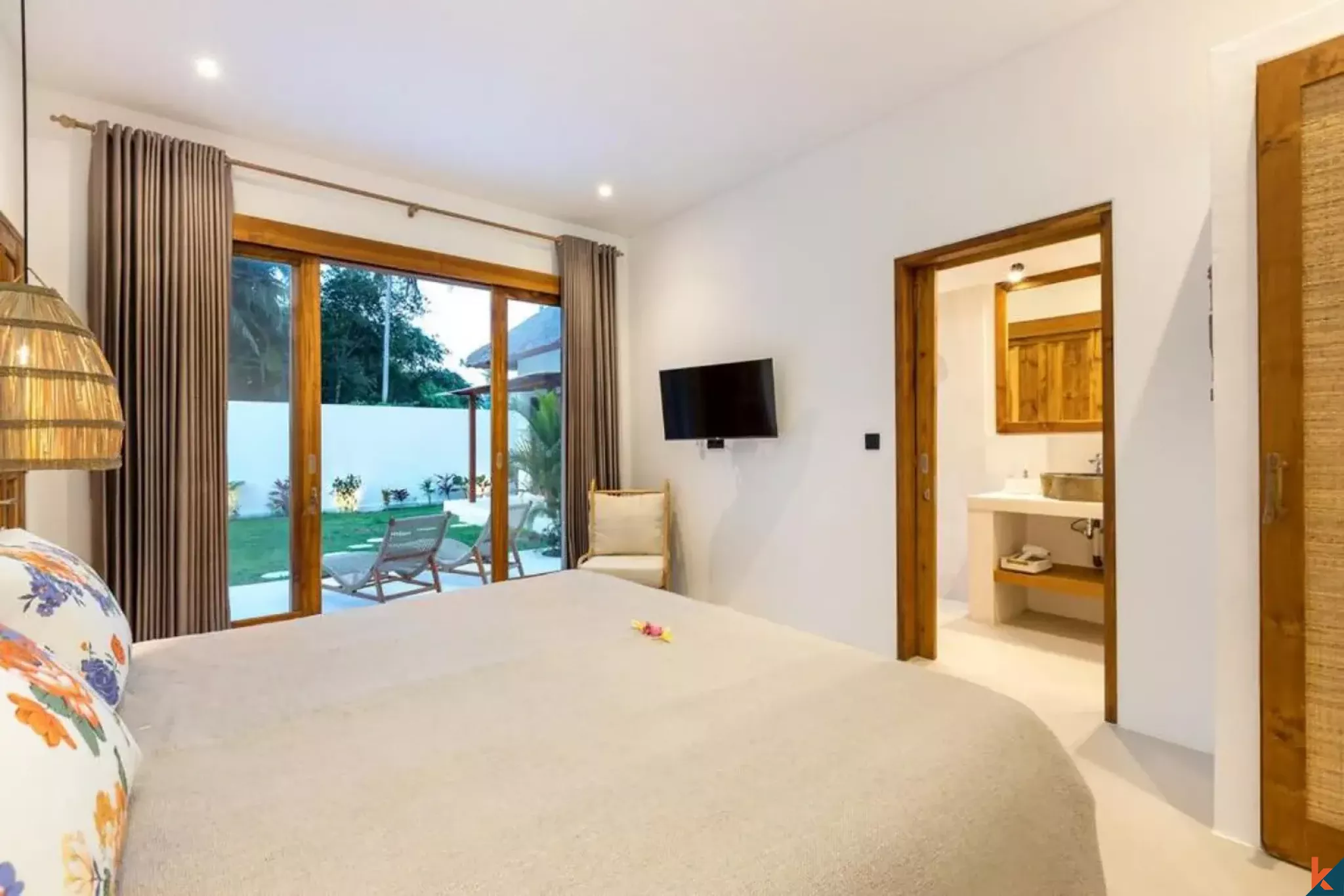 Vila sewa tiga kamar tidur yang indah dengan pengaruh tradisional di Ubud - Lodtunduh