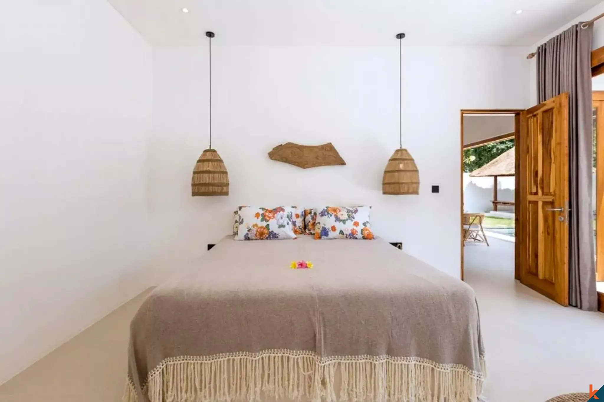 Vila sewa tiga kamar tidur yang indah dengan pengaruh tradisional di Ubud - Lodtunduh