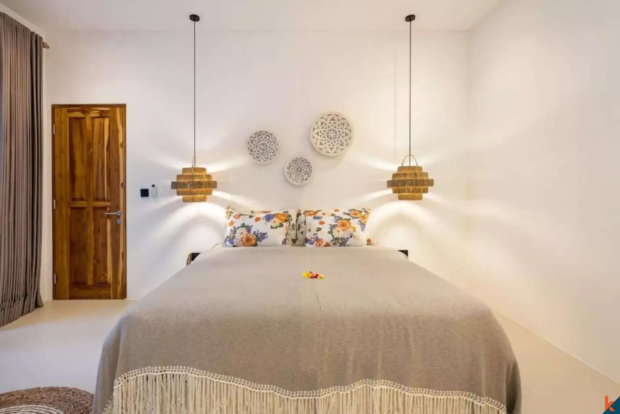 Vila sewa tiga kamar tidur yang indah dengan pengaruh tradisional di Ubud - Lodtunduh