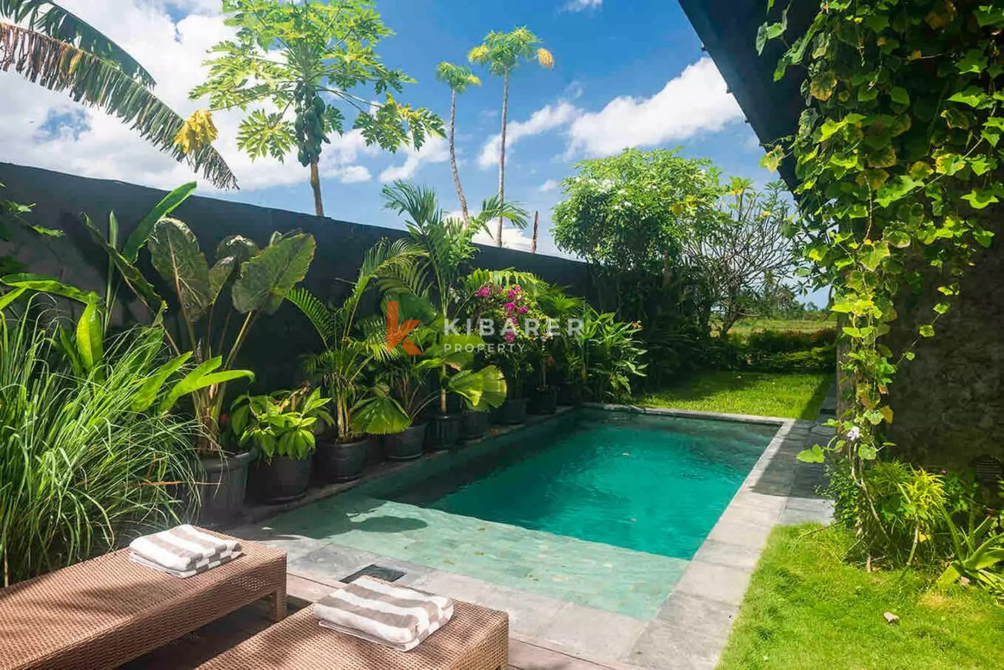 Elegant Two-Level Three-Bedroom Enclosed Living Villa with Private Pool in Tabanan