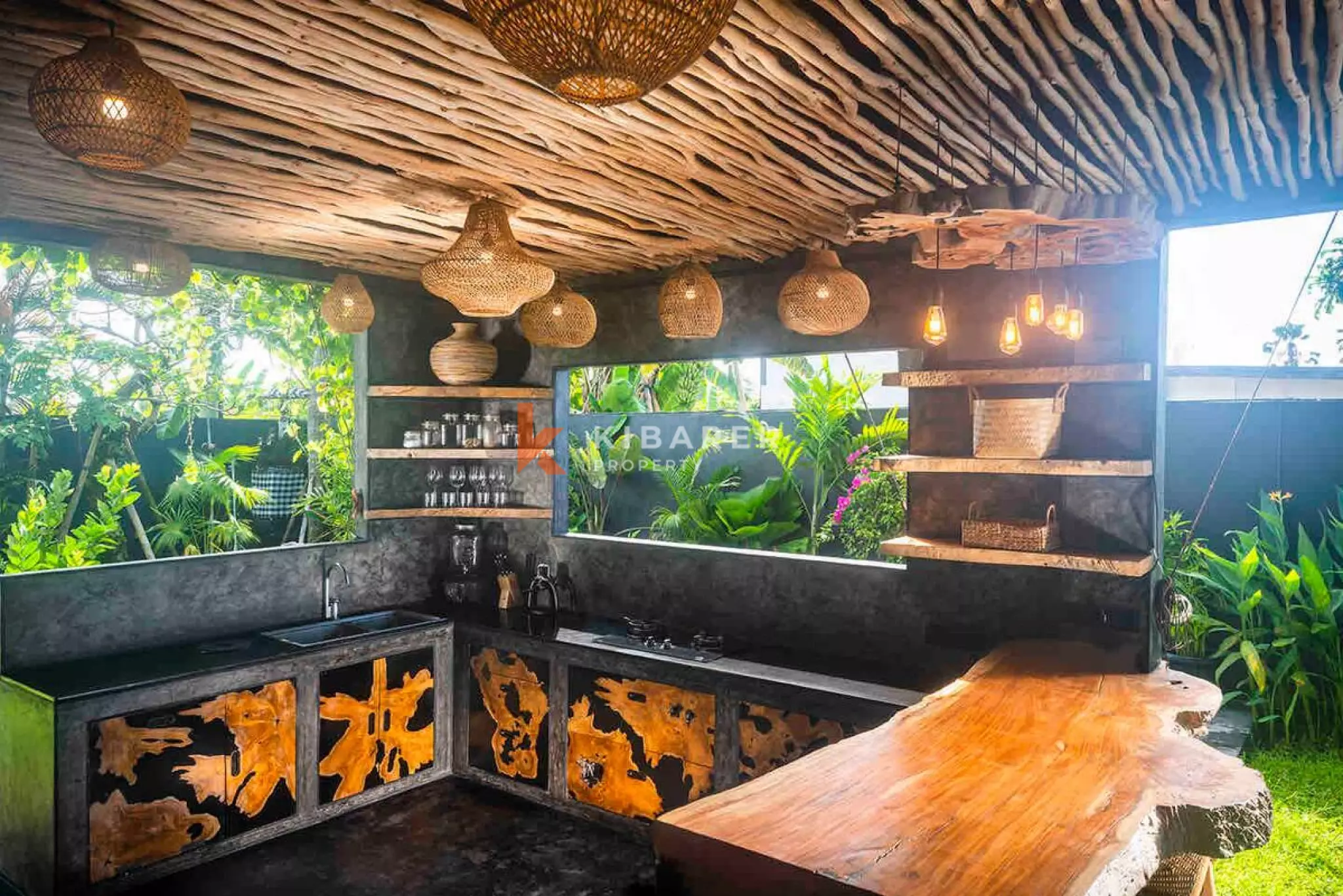 Elegant Two-Level Three-Bedroom Enclosed Living Villa with Private Pool in Tabanan