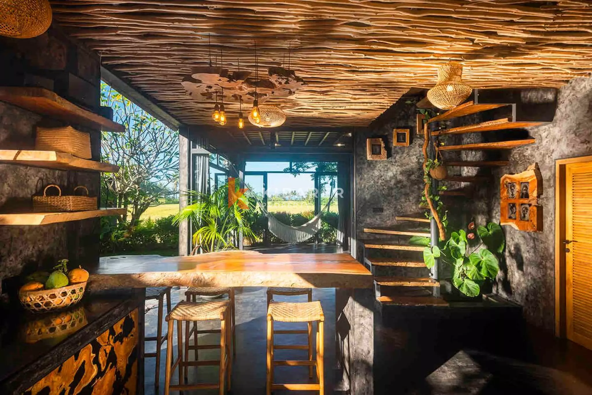 Elegant Two-Level Three-Bedroom Enclosed Living Villa with Private Pool in Tabanan
