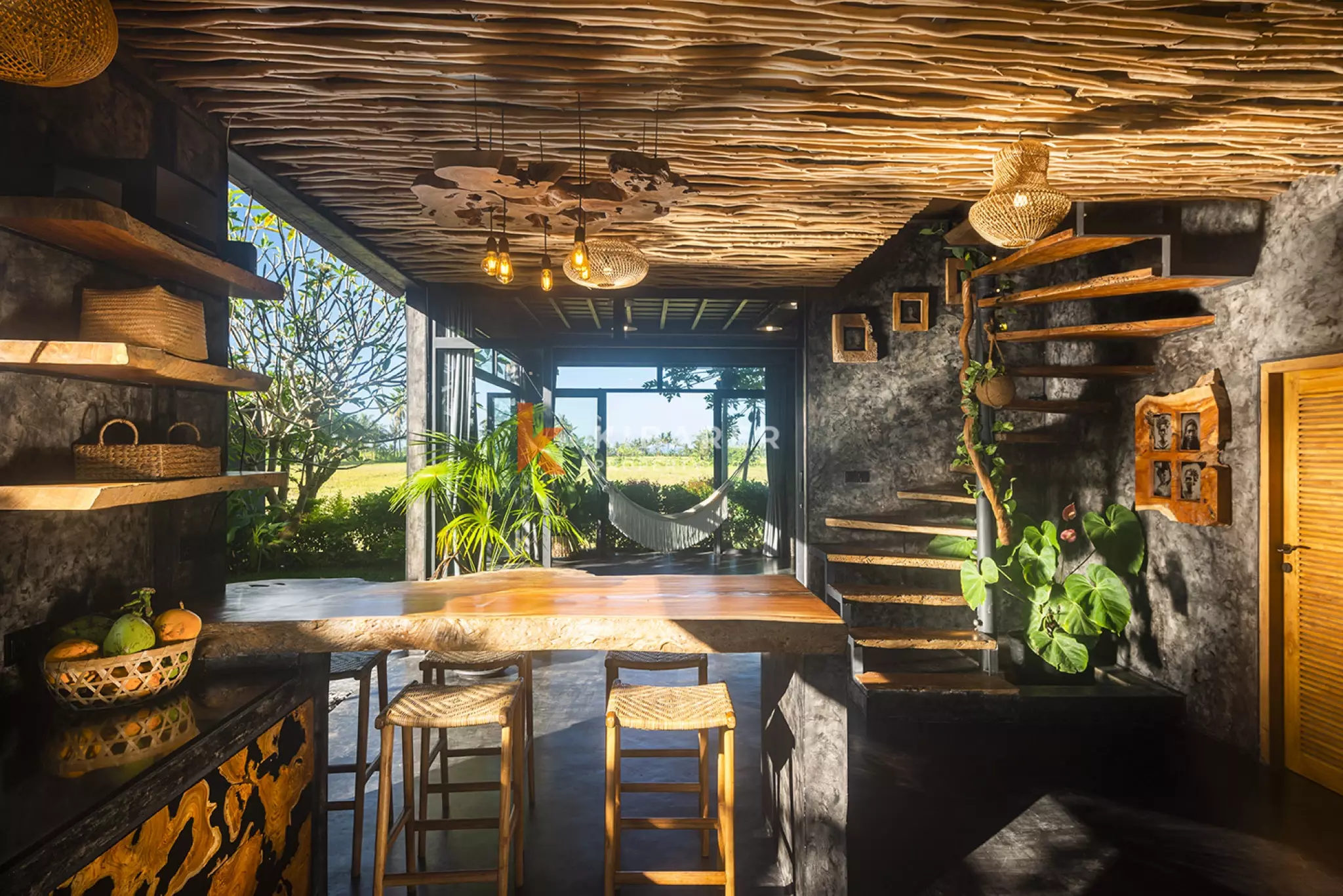 Elegant Two-Level Three-Bedroom Enclosed Living Villa with Private Pool in Tabanan