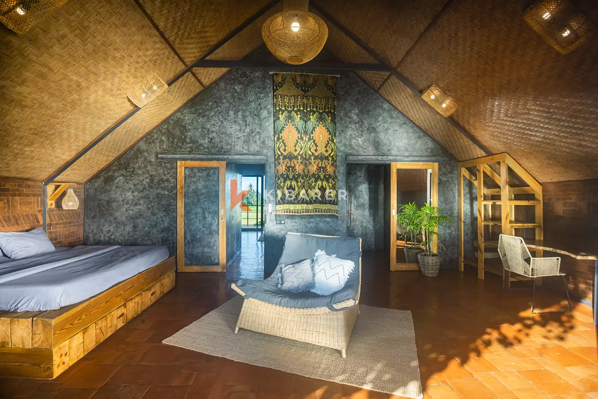 Elegant Two-Level Three-Bedroom Enclosed Living Villa with Private Pool in Tabanan