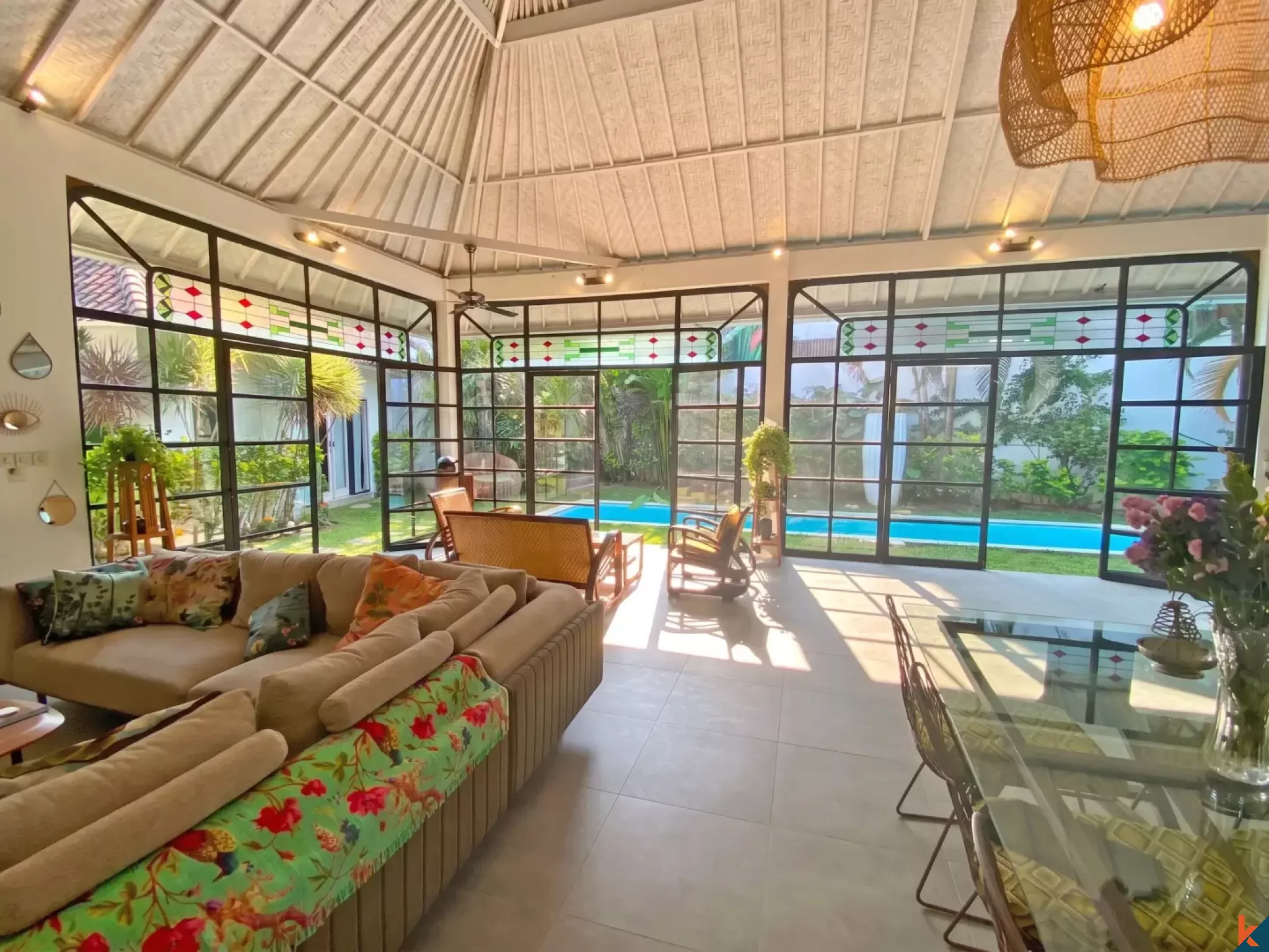 Gorgeous Three Bedroom Pool and Garden Villa for Lease in Umalas