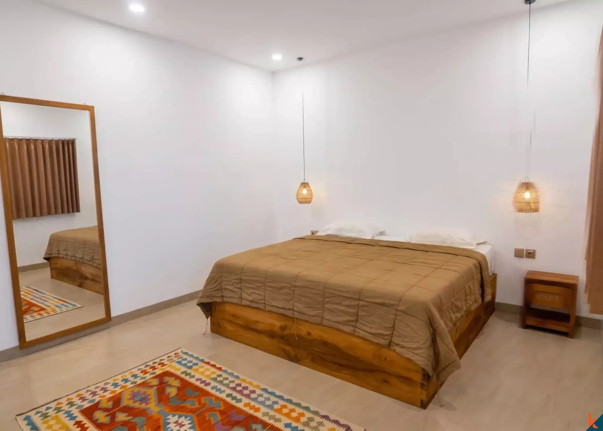 Charmante villa en bail à deux chambres à distance de marche de la plage à Legian