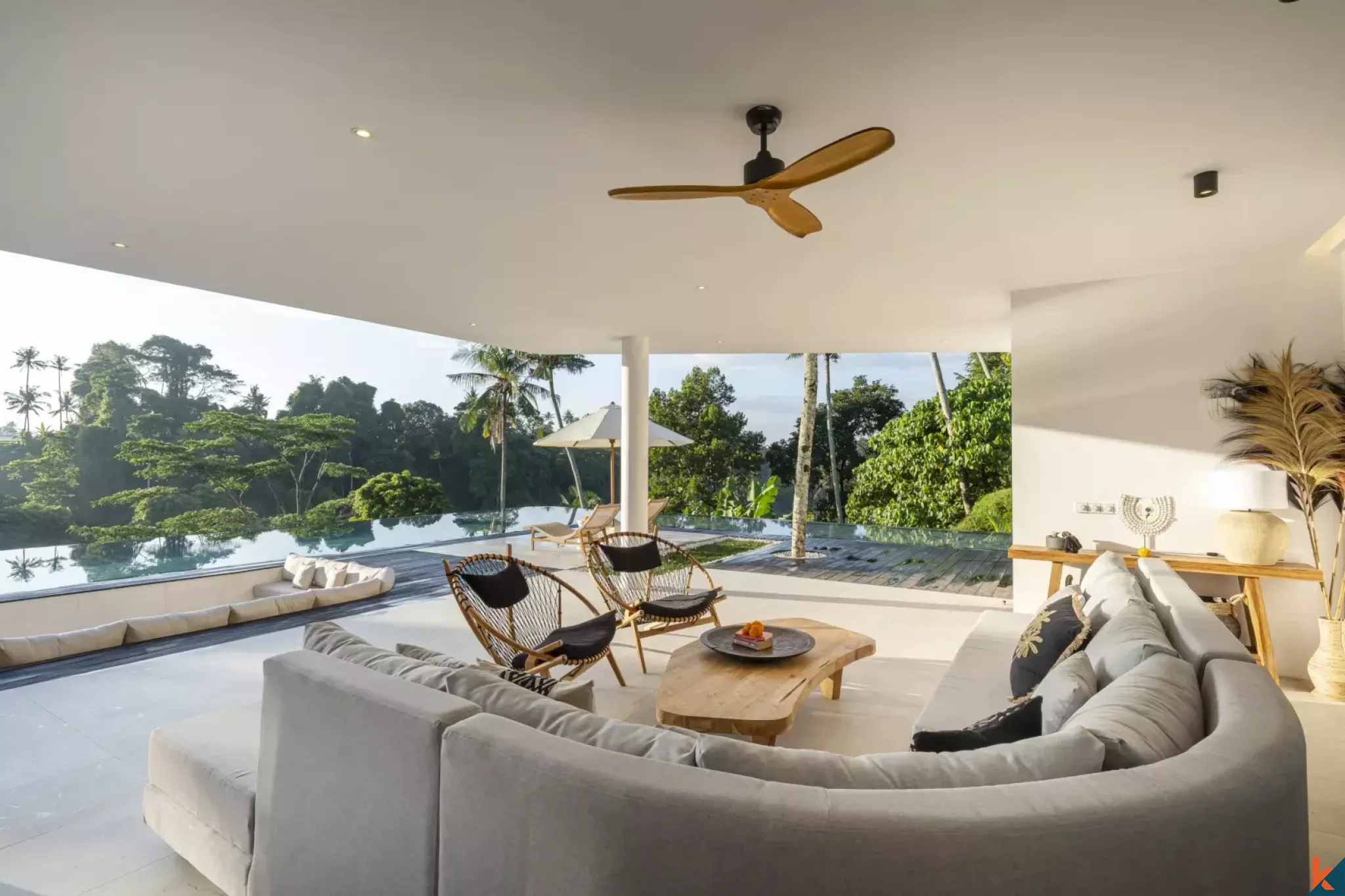 Luxury Four Bedroom Leasehold Property with Jungle Canyon Views in Ubud