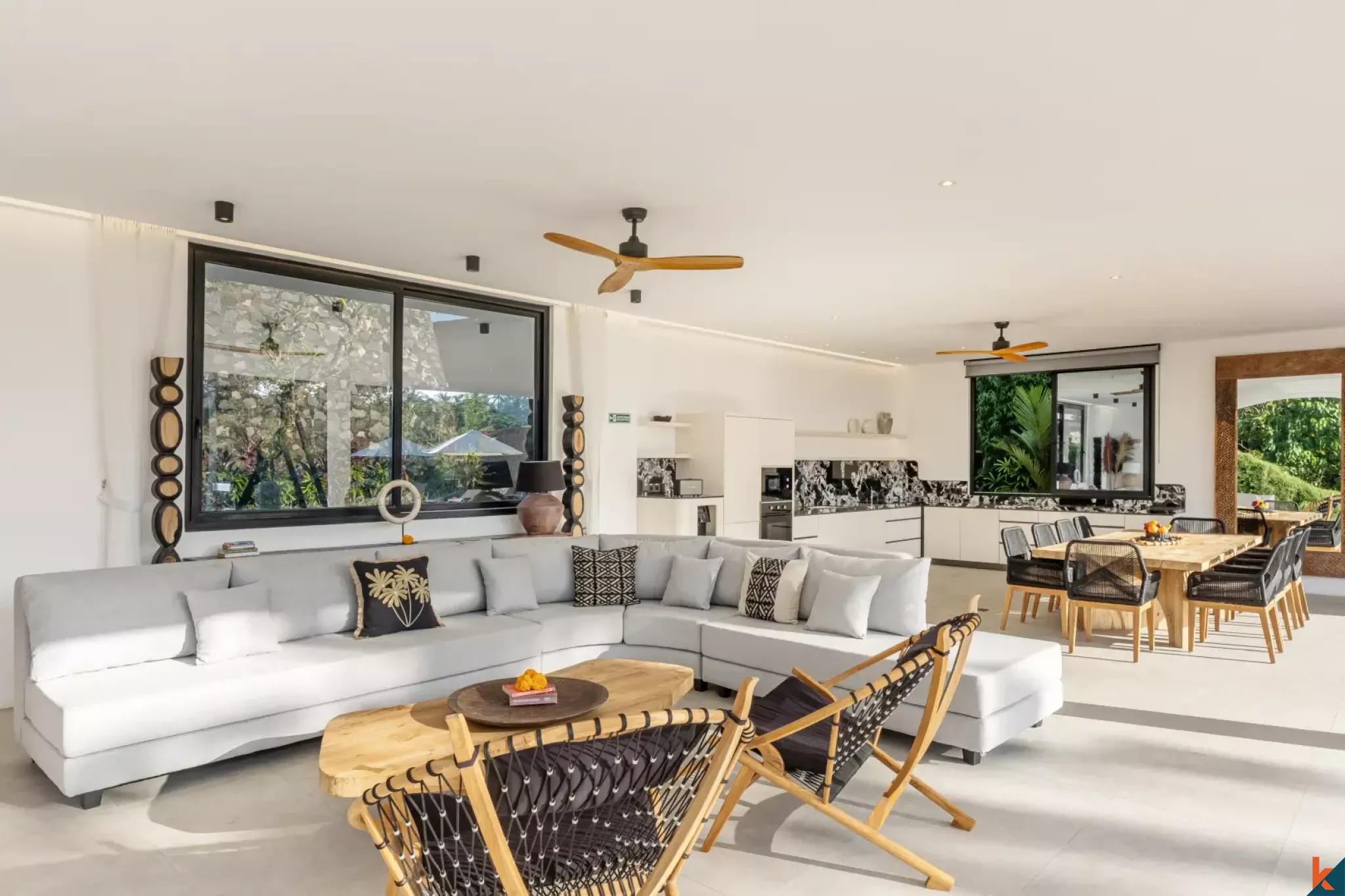 Luxury Four Bedroom Leasehold Property with Jungle Canyon Views in Ubud