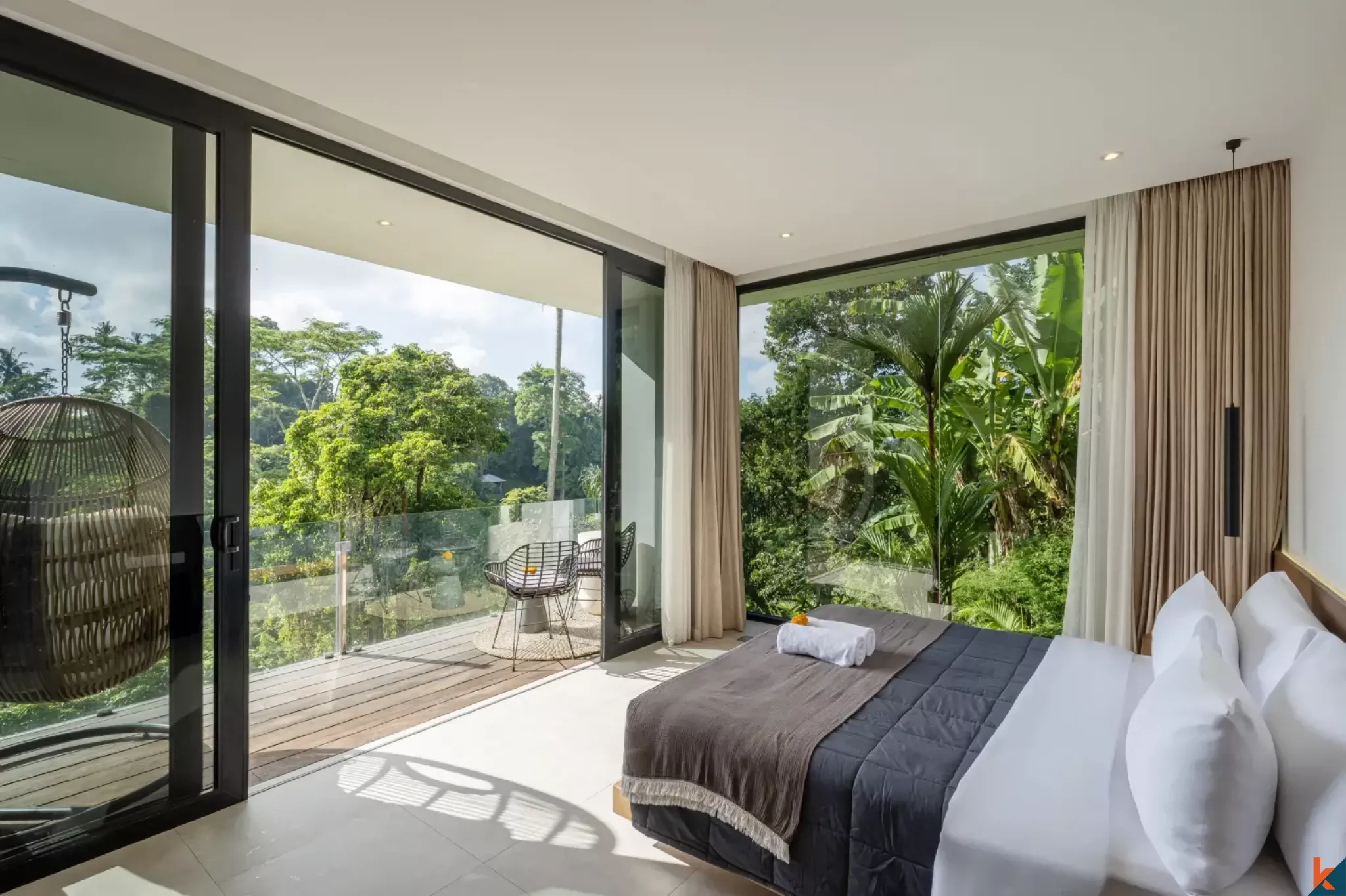 Luxury Four Bedroom Leasehold Property with Jungle Canyon Views in Ubud