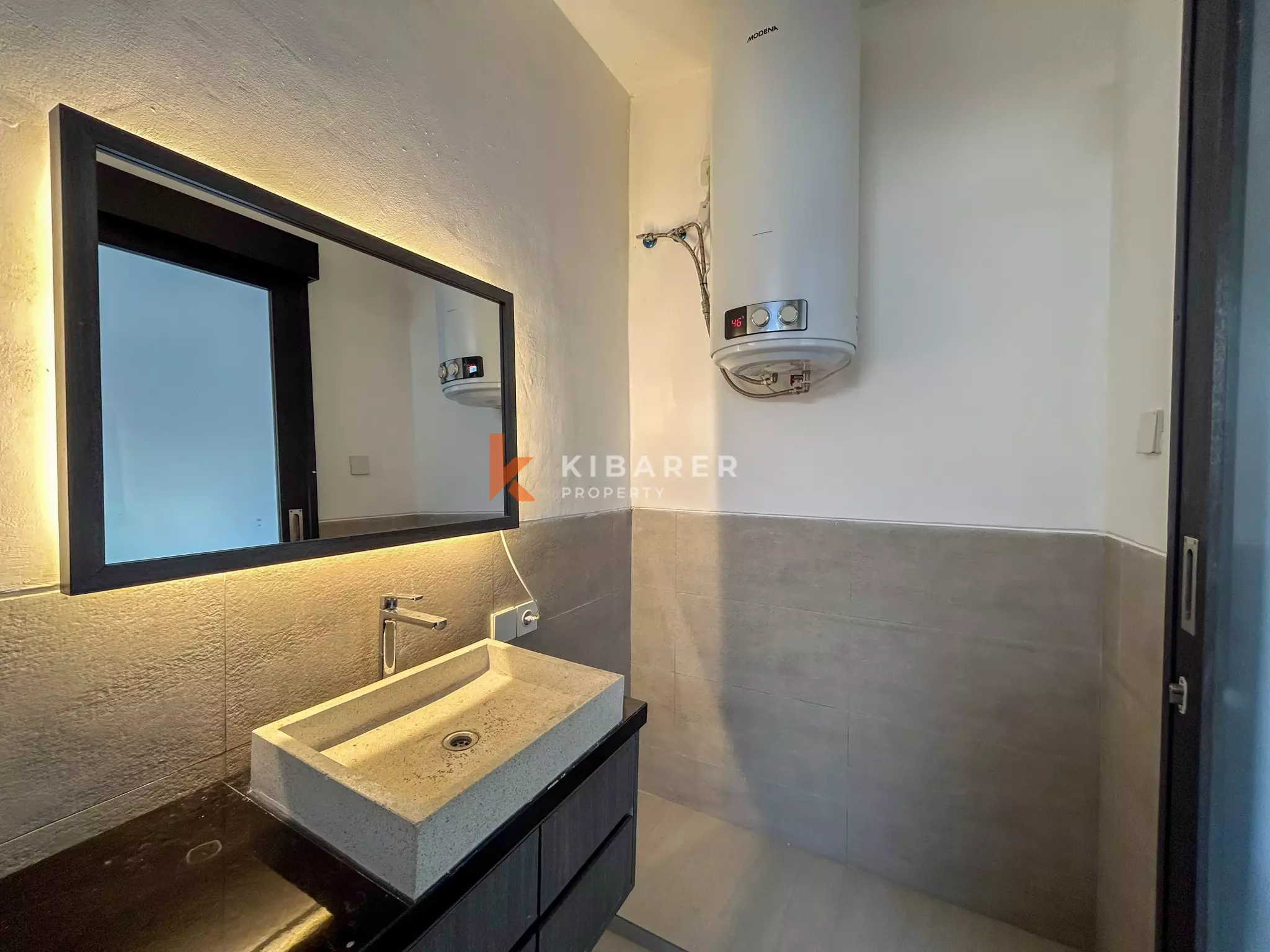 Contemporary Two-Bedroom Unfurnished Villa with Private Pool in Pererenan