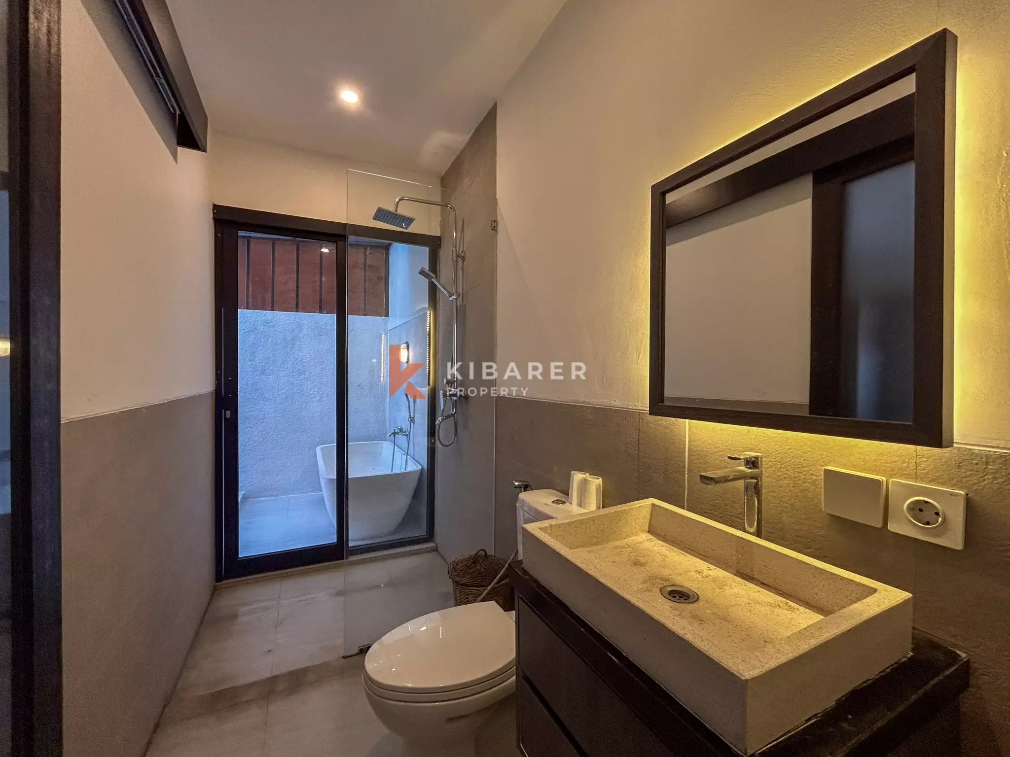 Contemporary Two-Bedroom Unfurnished Villa with Private Pool in Pererenan