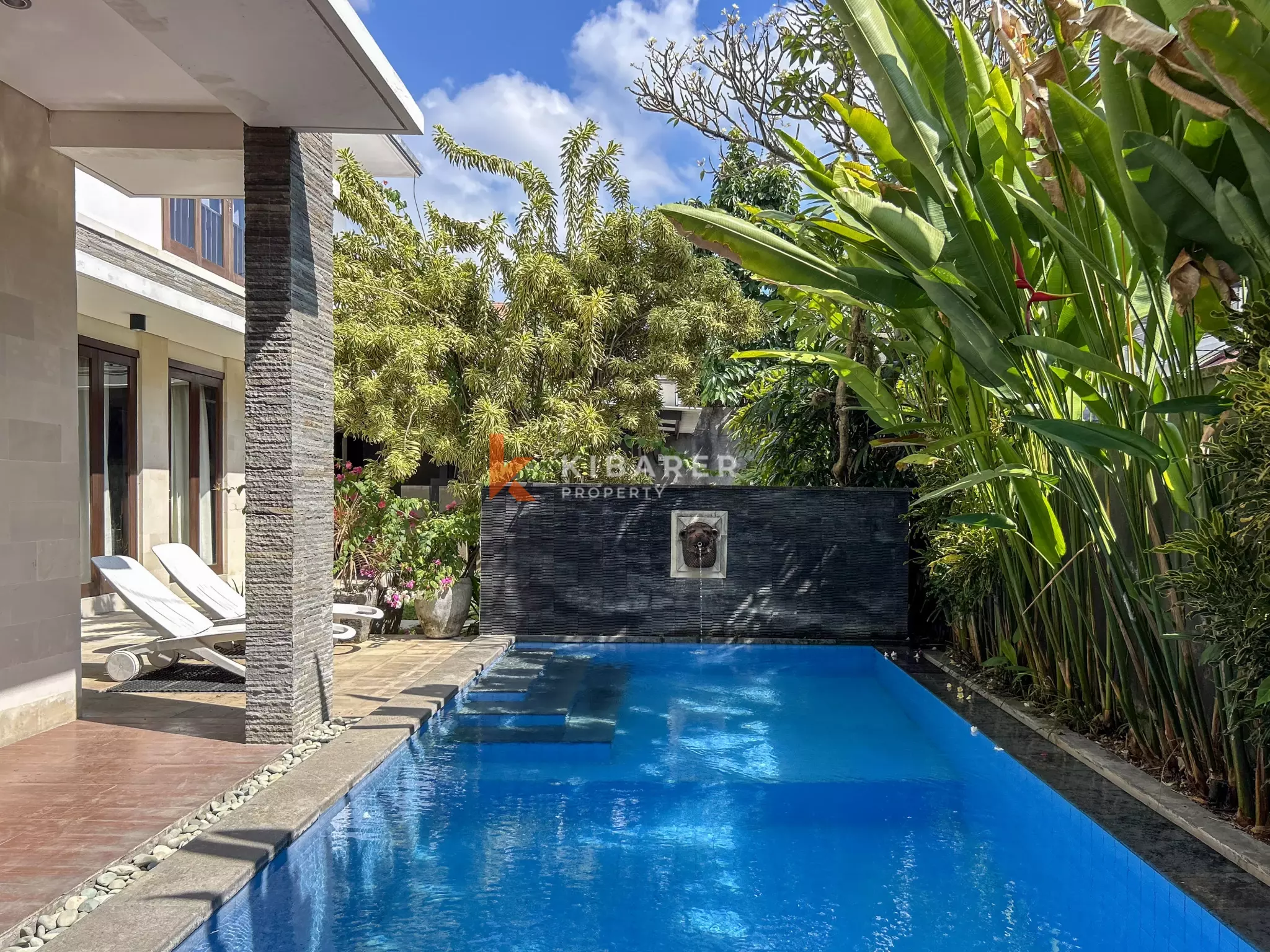 Elegant Three-Bedroom Tropical Villa with Private Pool in Berawa
