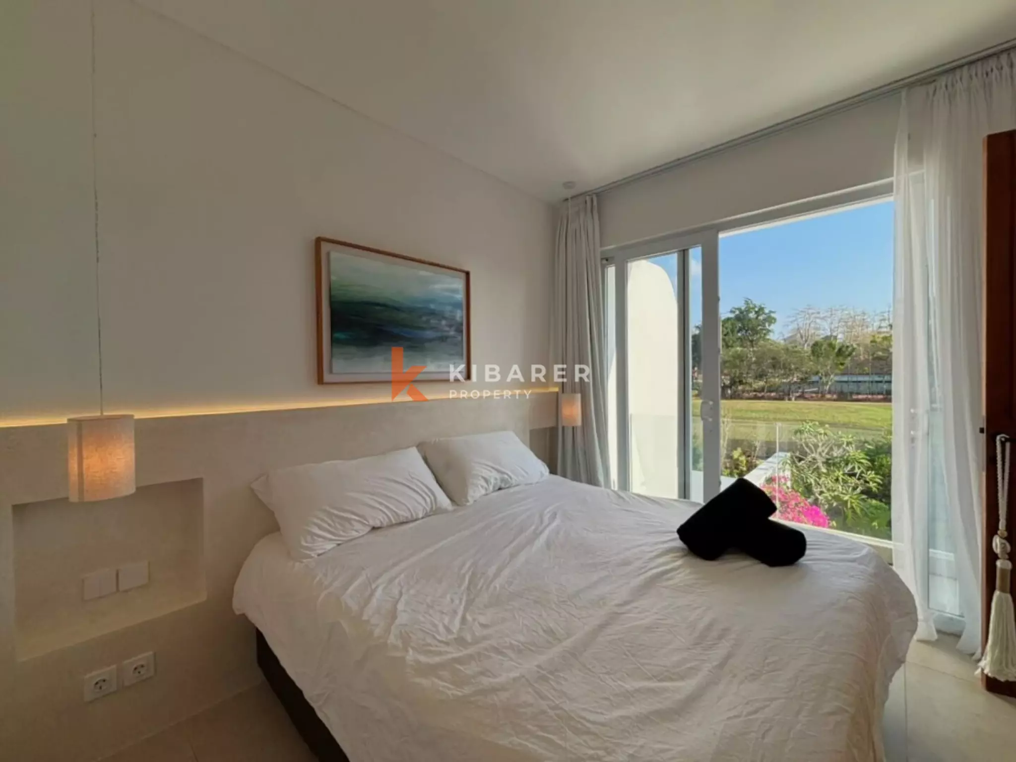 Vila Tropis Dua Kamar Tidur dengan Pemandangan Lapangan Golf yang Memukau di Balangan