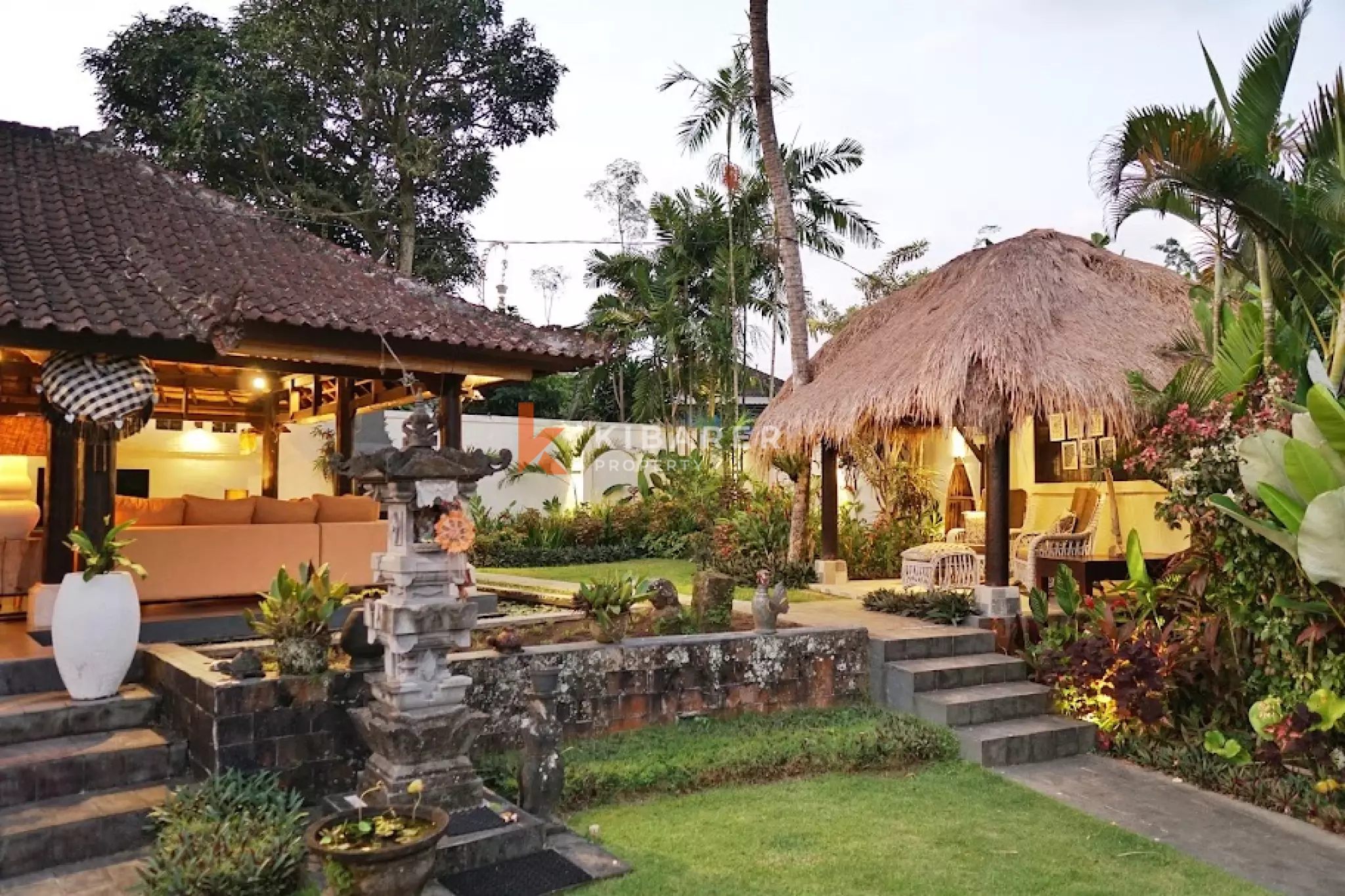 Authentic Wooden Four Bedroom Villa in Peaceful Nature Neighborhood of Tabanan