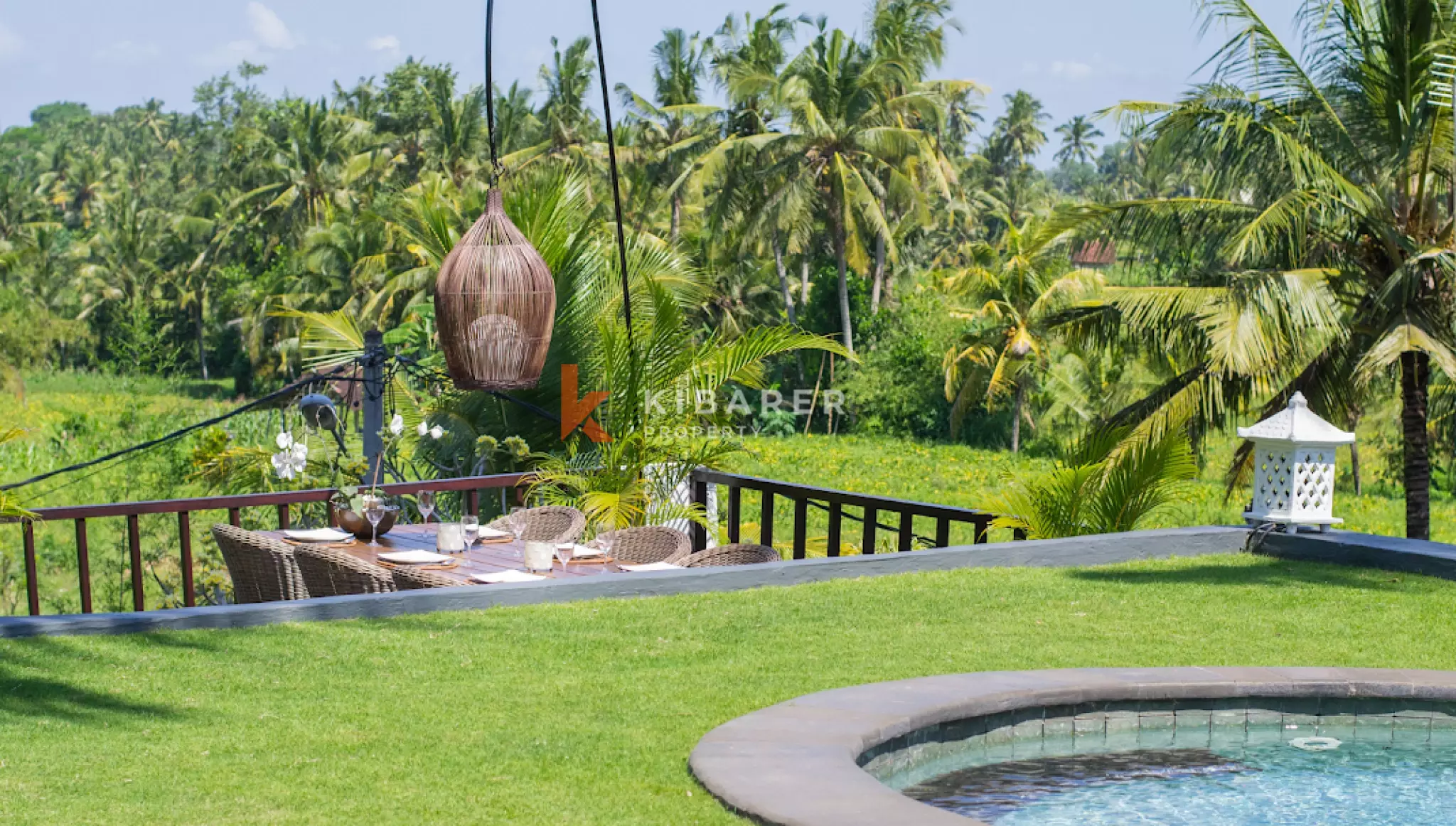 Authentic Wooden Four Bedroom Villa in Peaceful Nature Neighborhood of Tabanan