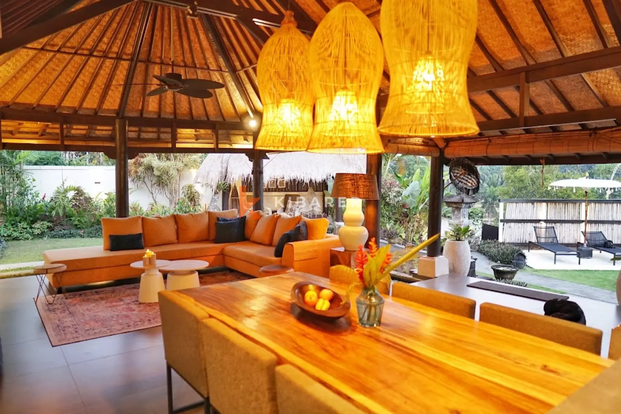 Authentic Wooden Four Bedroom Villa in Peaceful Nature Neighborhood of Tabanan