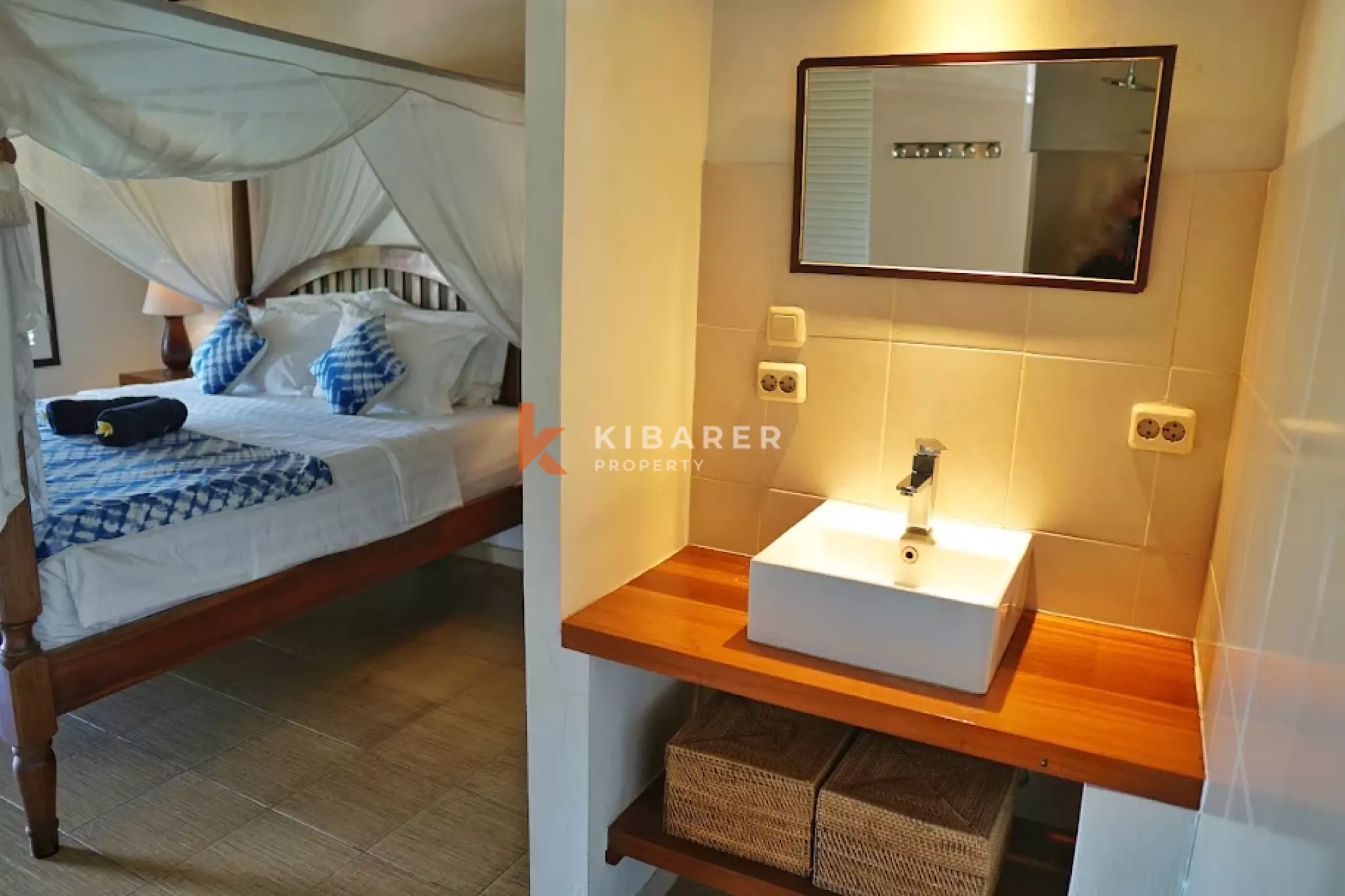Authentic Wooden Four Bedroom Villa in Peaceful Nature Neighborhood of Tabanan
