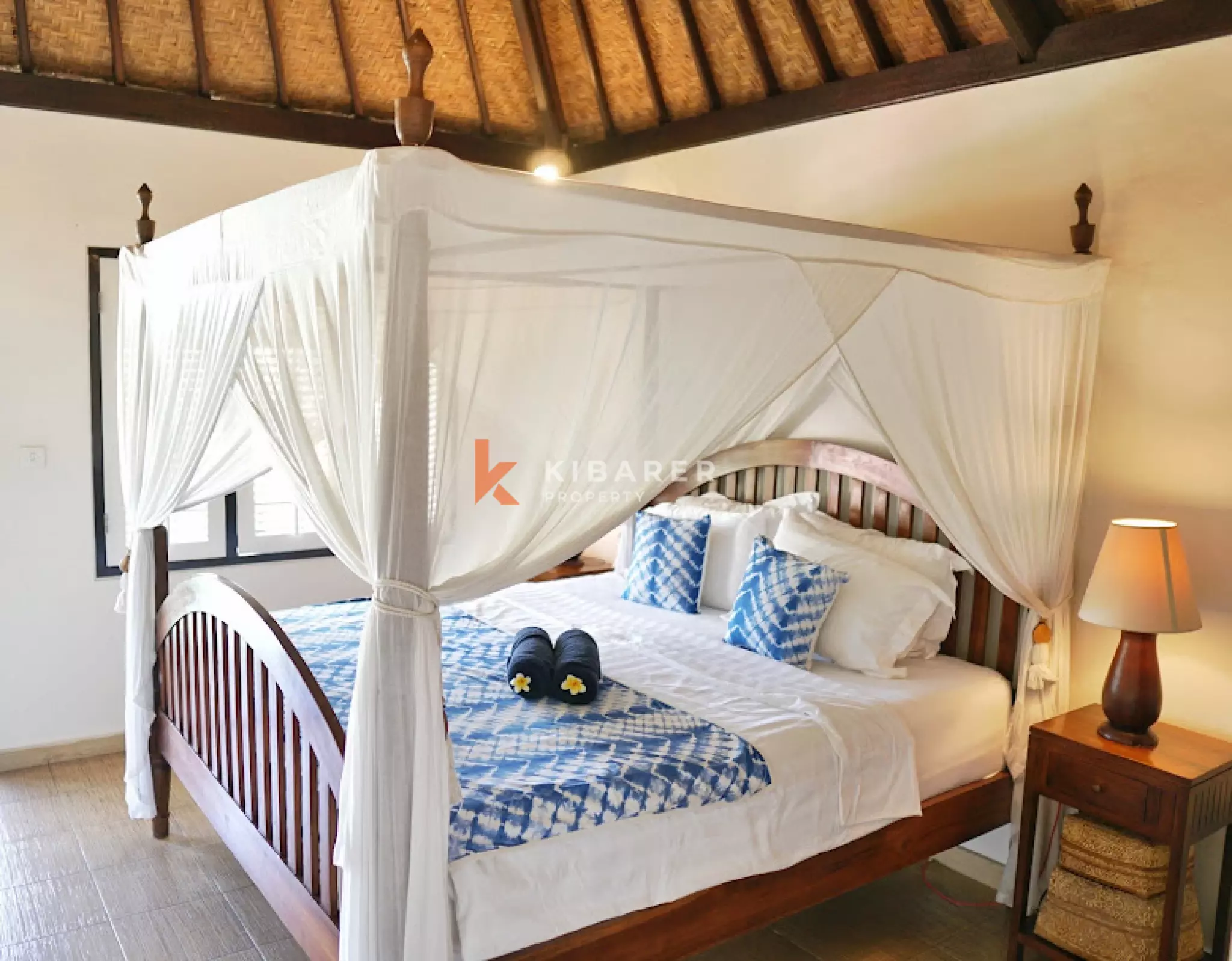 Authentic Wooden Four Bedroom Villa in Peaceful Nature Neighborhood of Tabanan