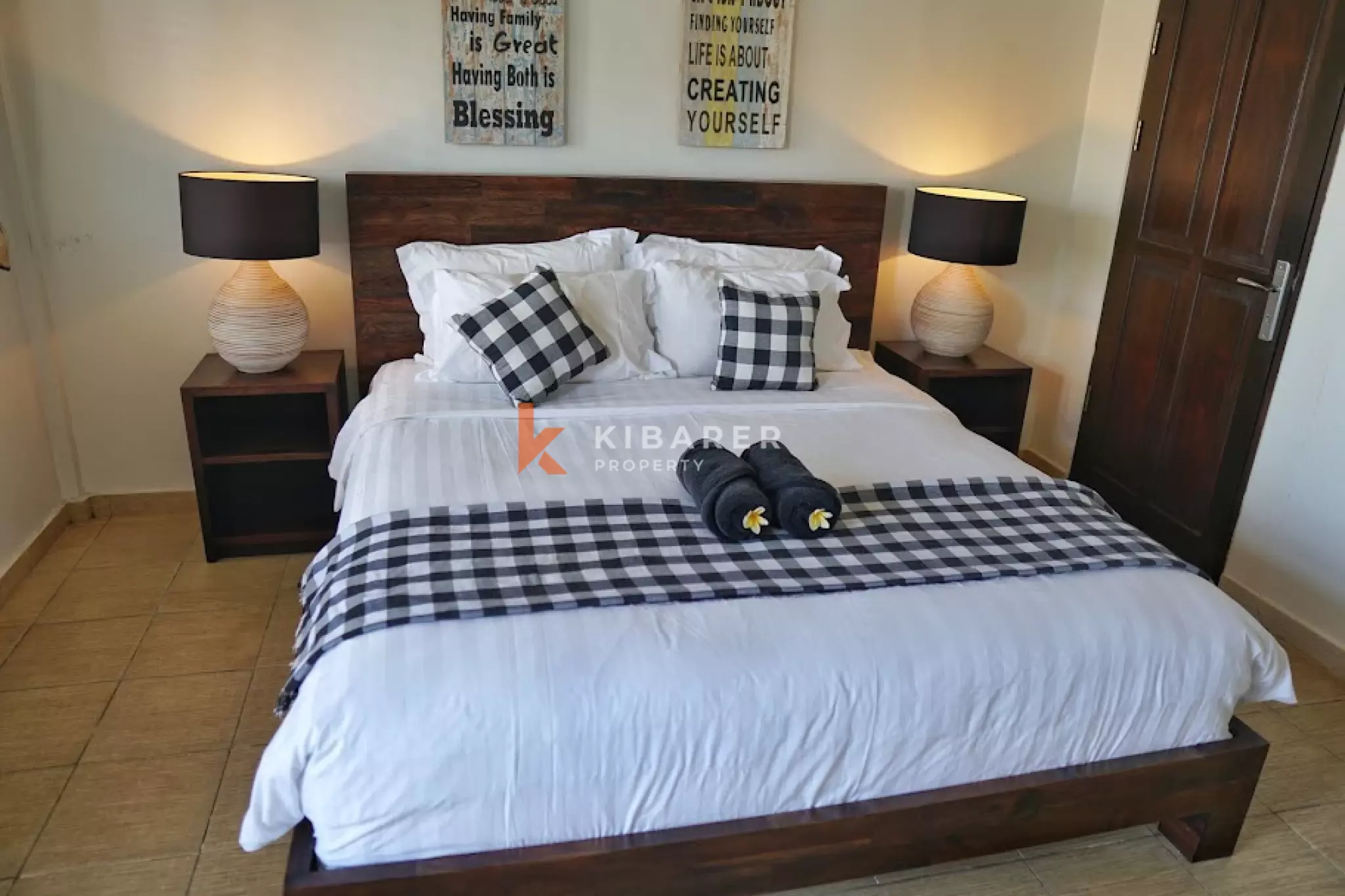 Authentic Wooden Four Bedroom Villa in Peaceful Nature Neighborhood of Tabanan