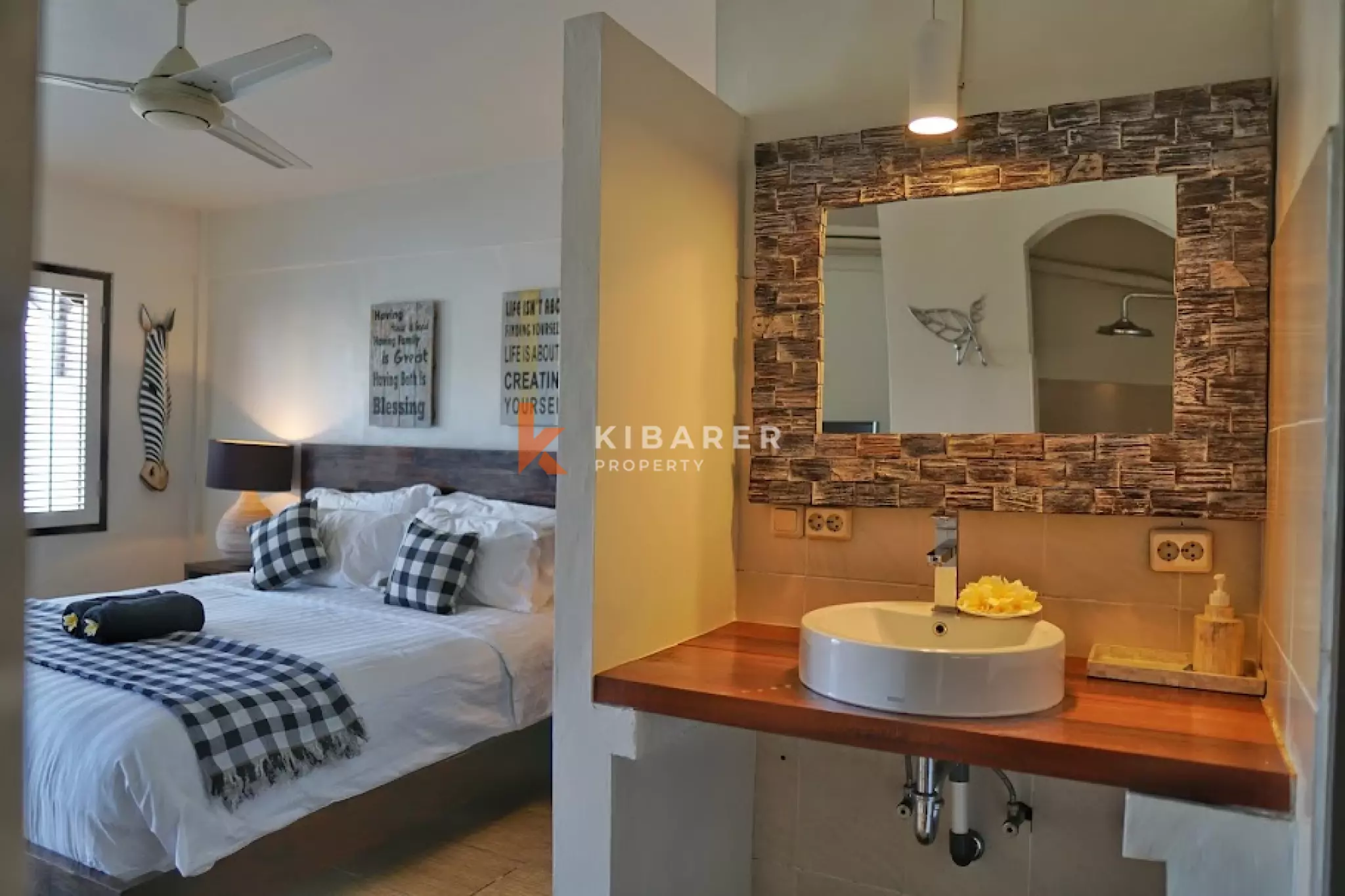 Authentic Wooden Four Bedroom Villa in Peaceful Nature Neighborhood of Tabanan