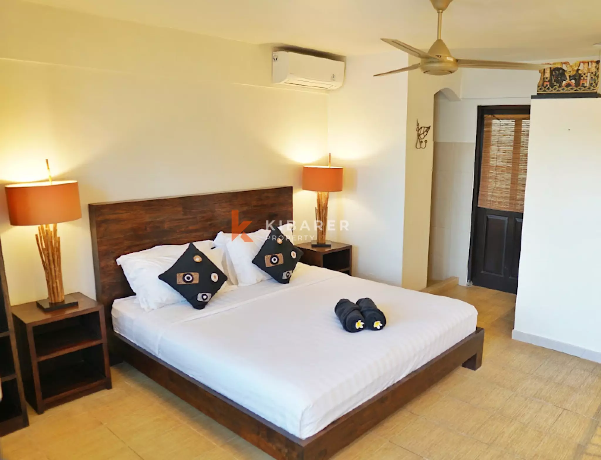 Authentic Wooden Four Bedroom Villa in Peaceful Nature Neighborhood of Tabanan