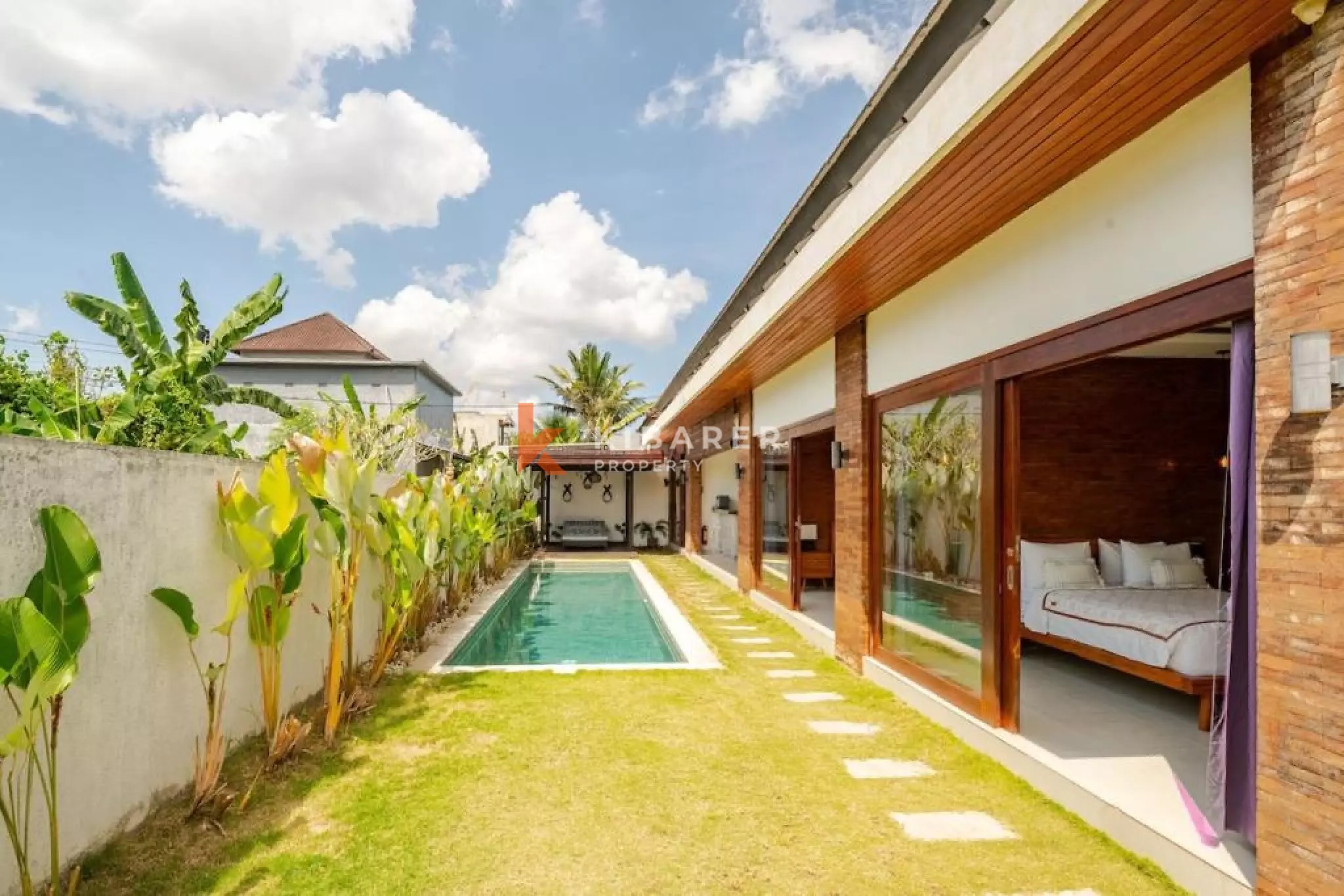 Tropical Three Bedroom Villa with Mountain View Near Tanah Lot