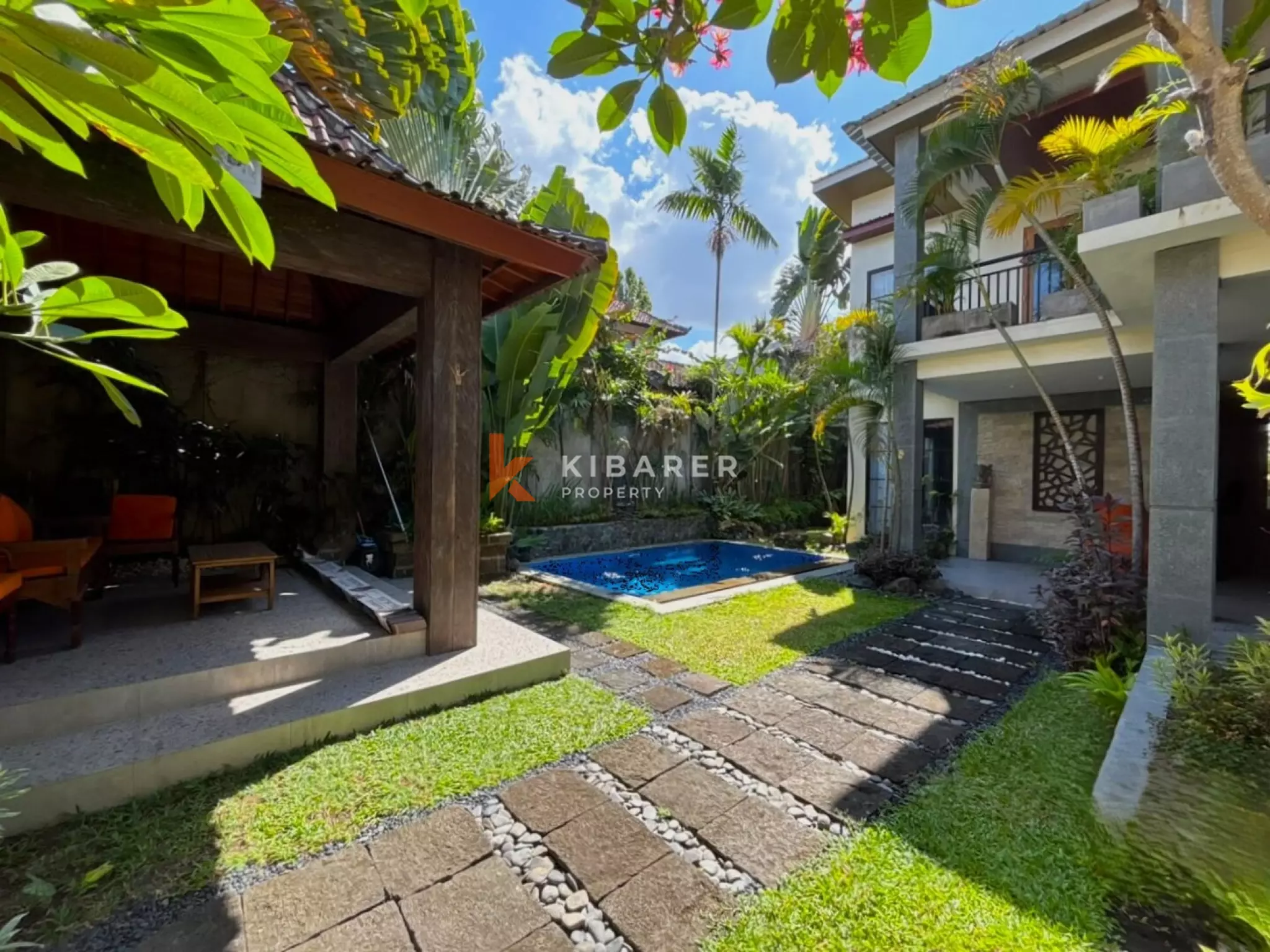 Villa balinaise paisible de 3 chambres avec bureau et cadre tropical à Umalas