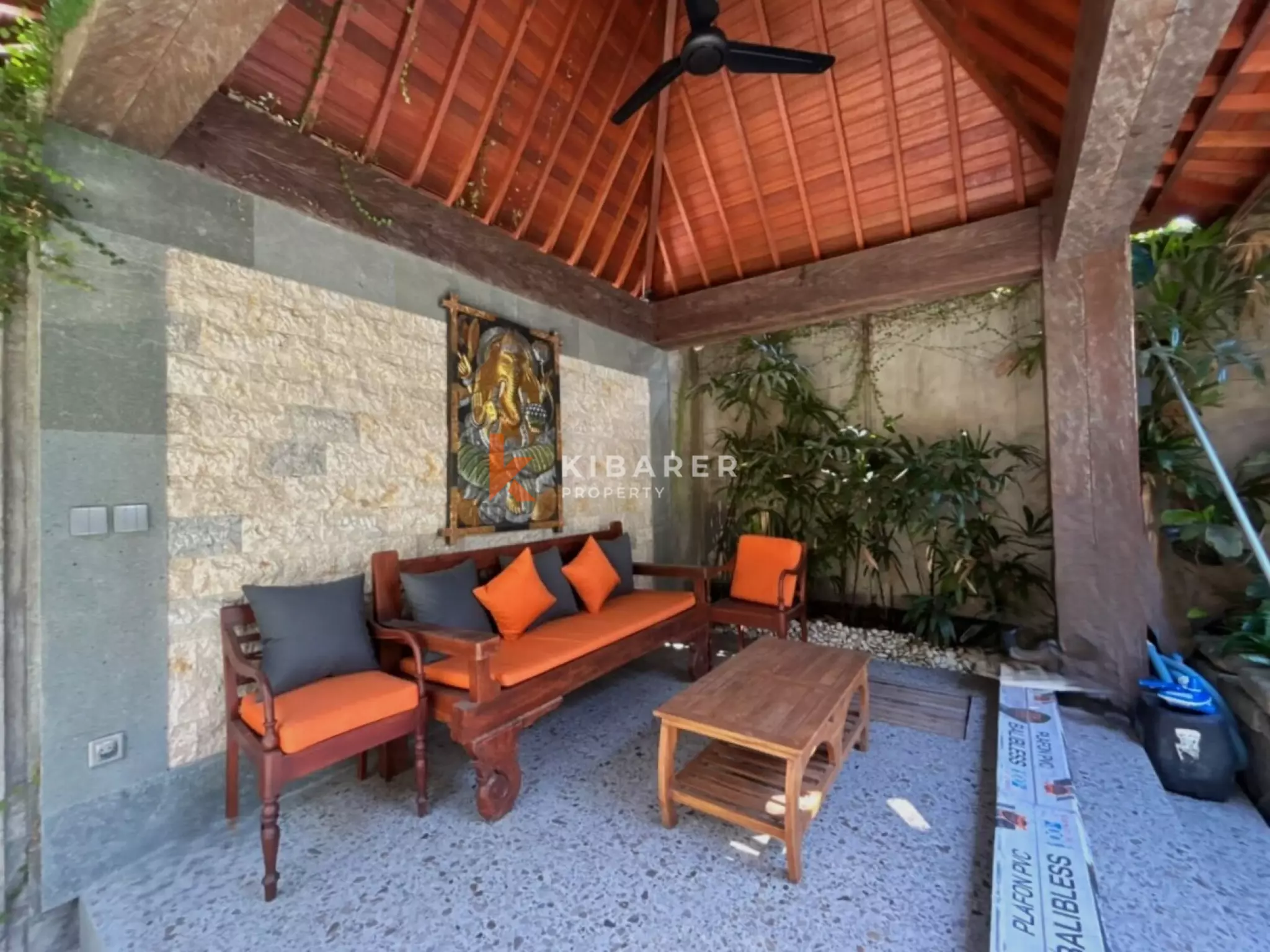 Villa balinaise paisible de 3 chambres avec bureau et cadre tropical à Umalas