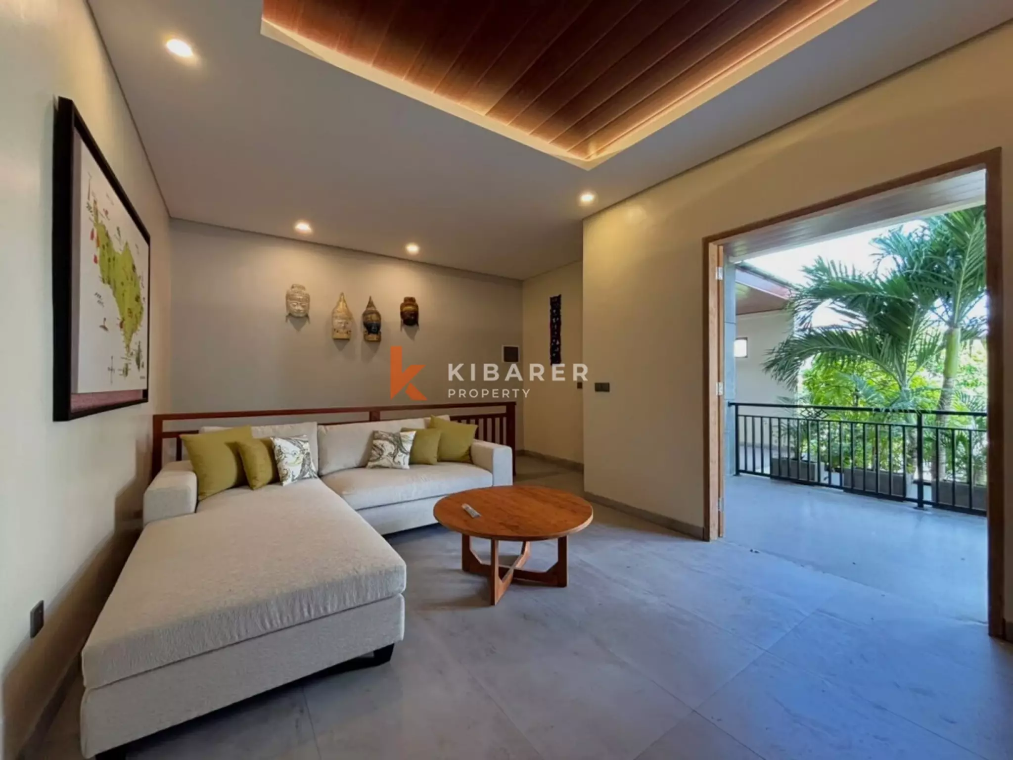 Villa balinaise paisible de 3 chambres avec bureau et cadre tropical à Umalas