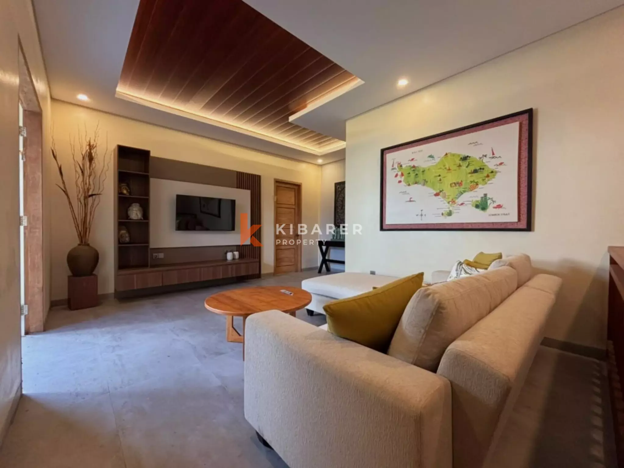 Villa balinaise paisible de 3 chambres avec bureau et cadre tropical à Umalas