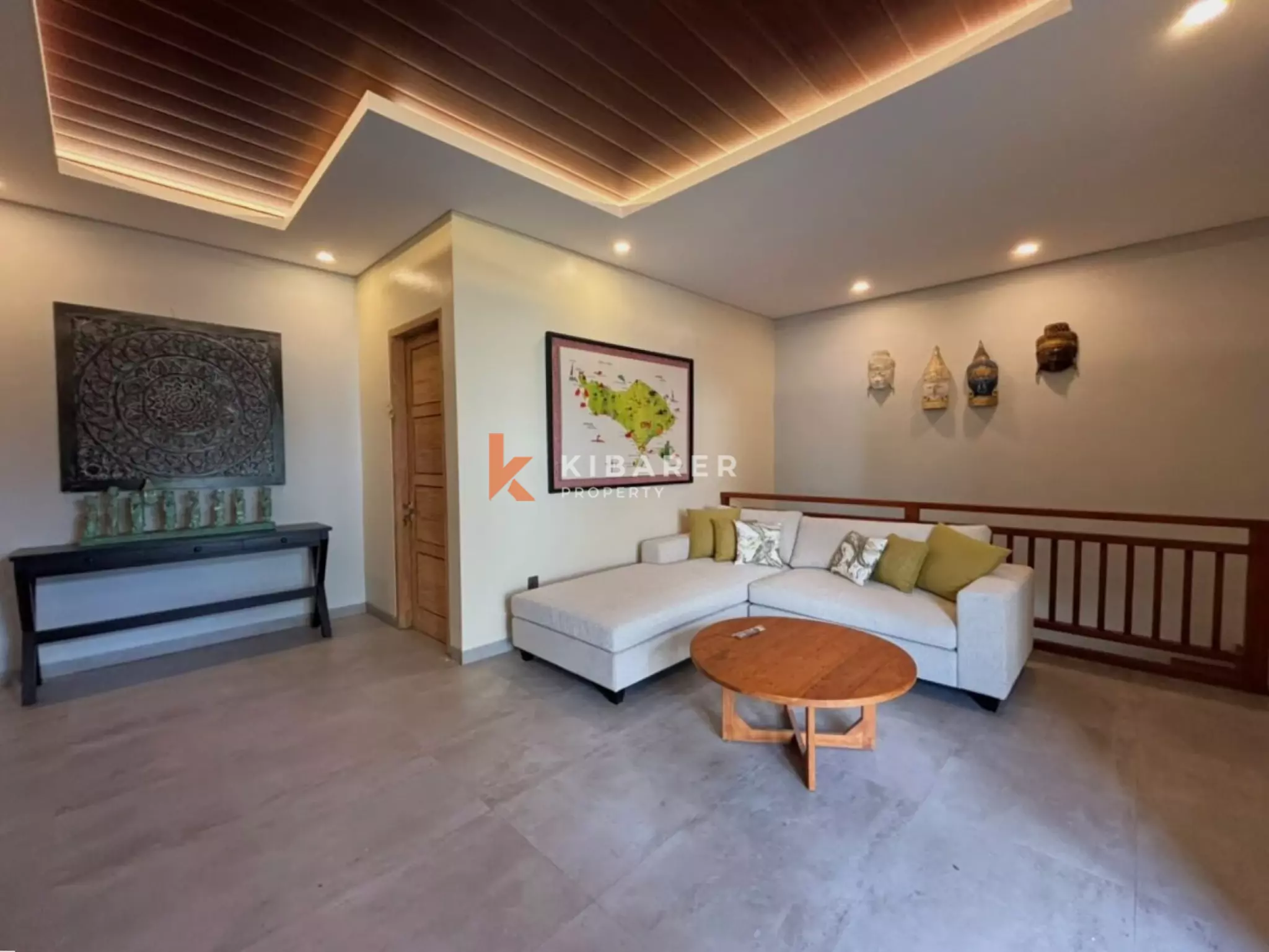Villa balinaise paisible de 3 chambres avec bureau et cadre tropical à Umalas