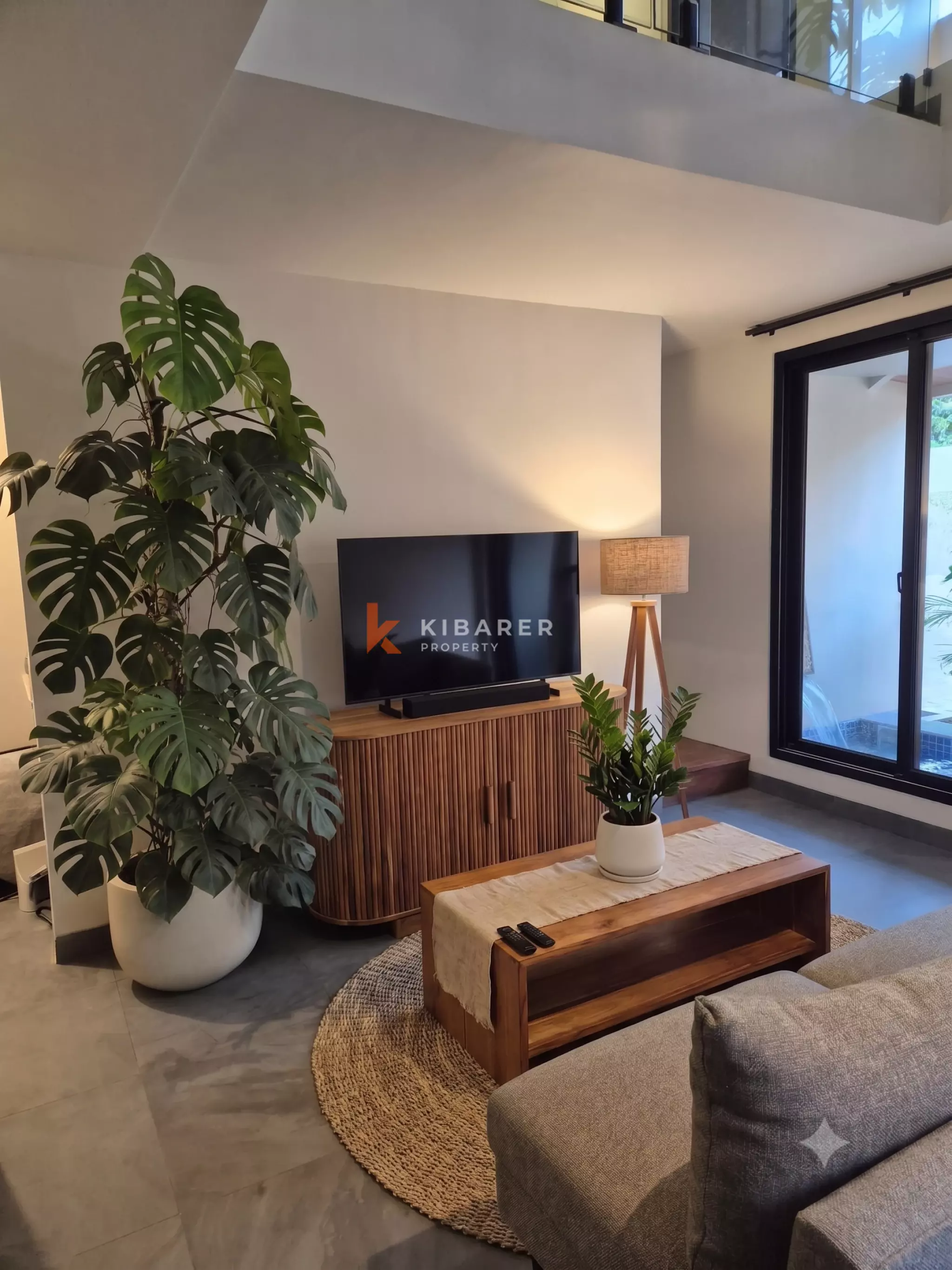 Chic Industrial One Bedroom Villa in Kerobokan