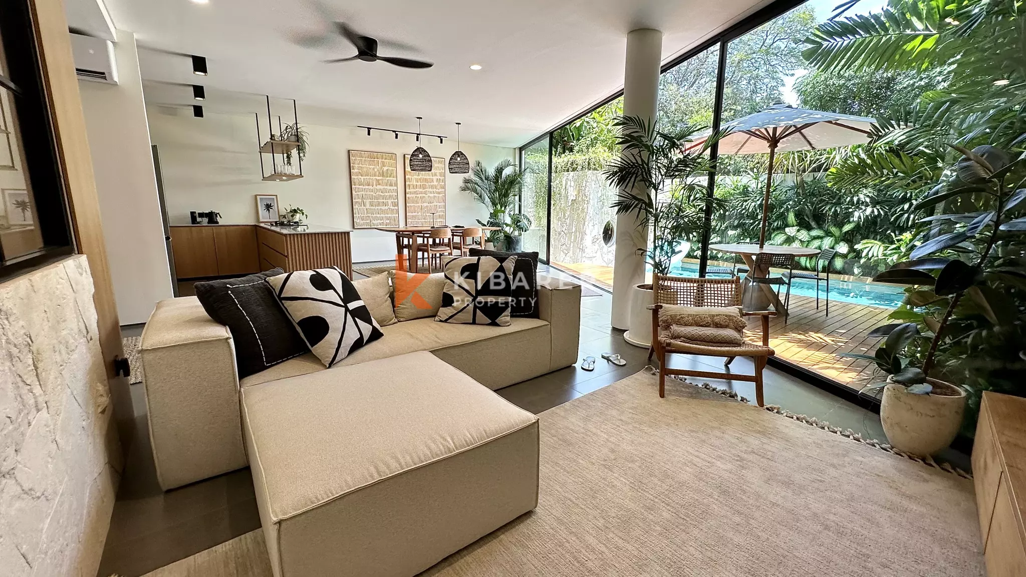 Fully Furnished Two Bedroom  Villa with Pool and Sauna in Babakan Canggu