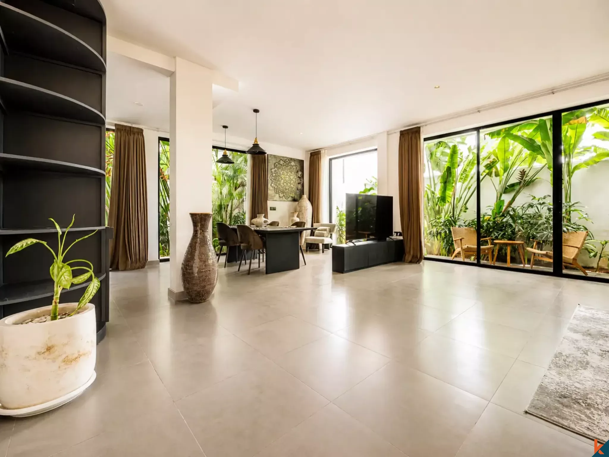 Magnifique villa de trois chambres à louer à Umalas