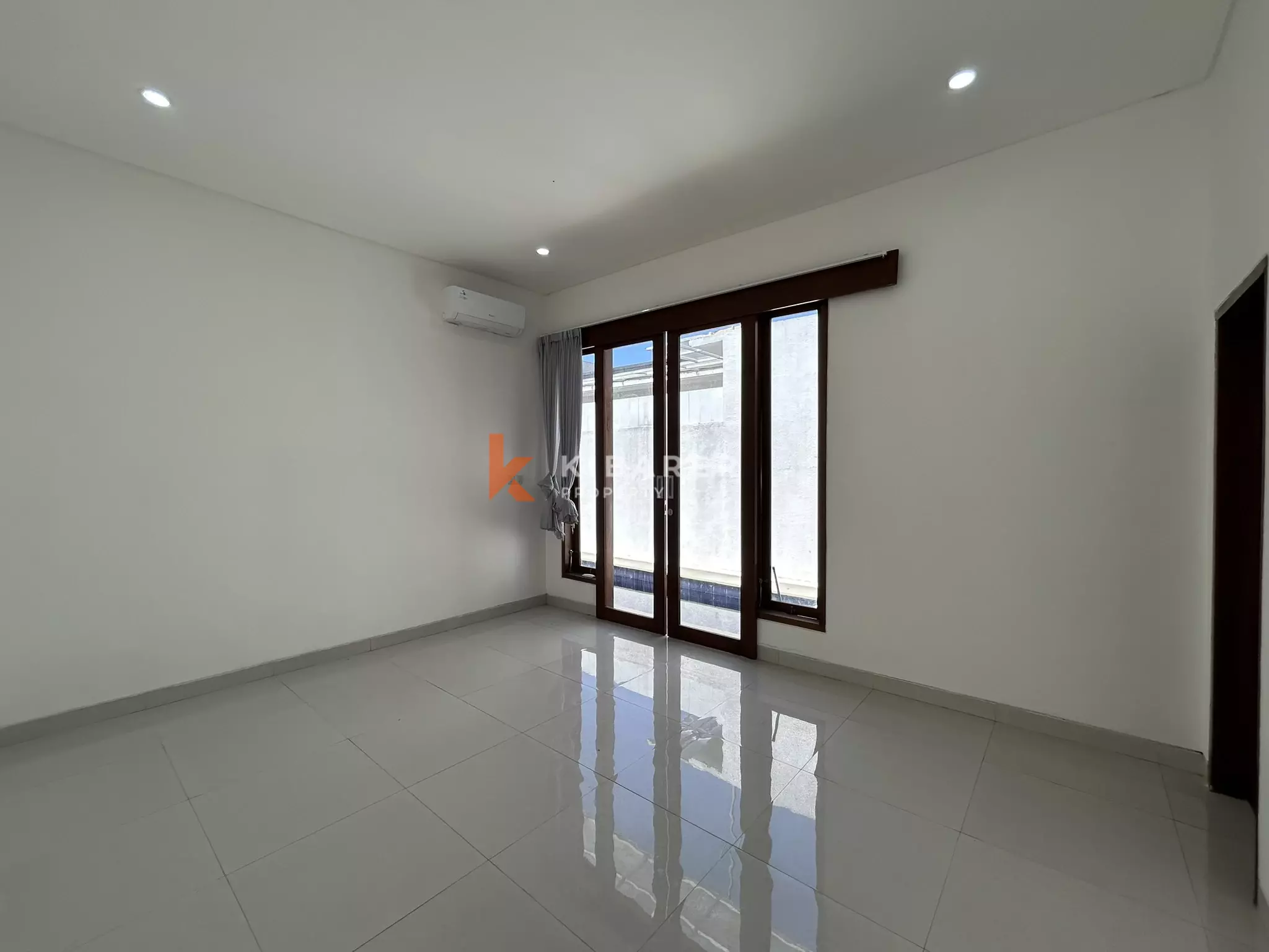 Modern Two-Bedroom Unfurnished Villa with Private Pool for Rent in Kerobokan