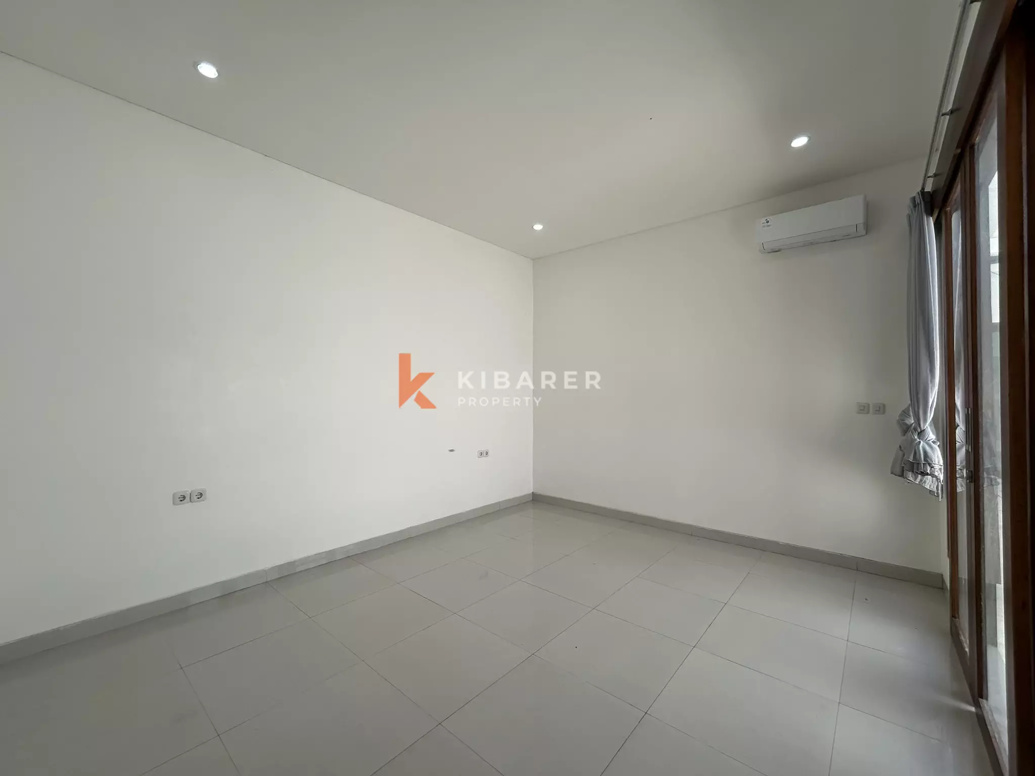 Modern Two-Bedroom Unfurnished Villa with Private Pool for Rent in Kerobokan