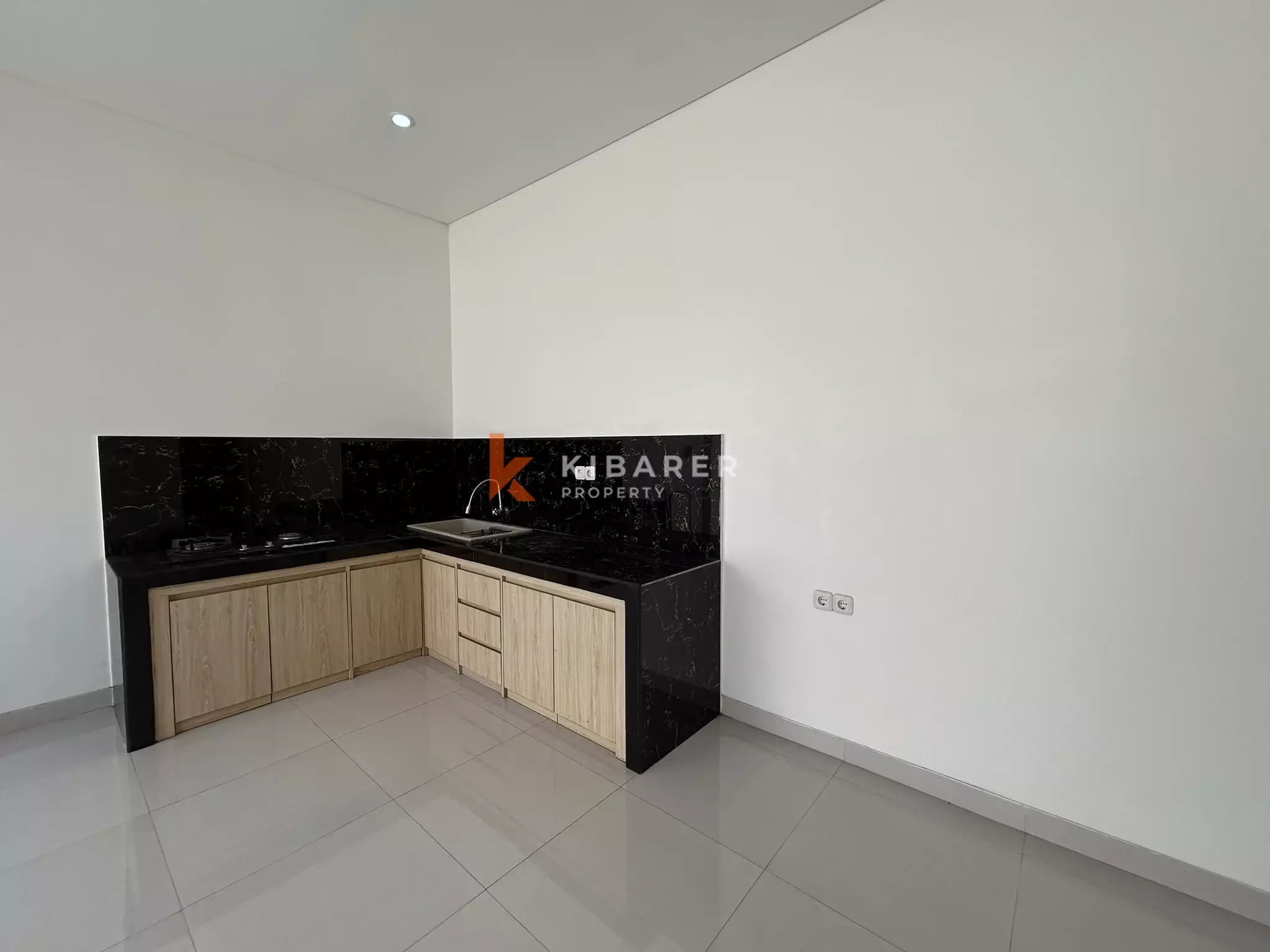 Modern Two-Bedroom Unfurnished Villa with Private Pool for Rent in Kerobokan
