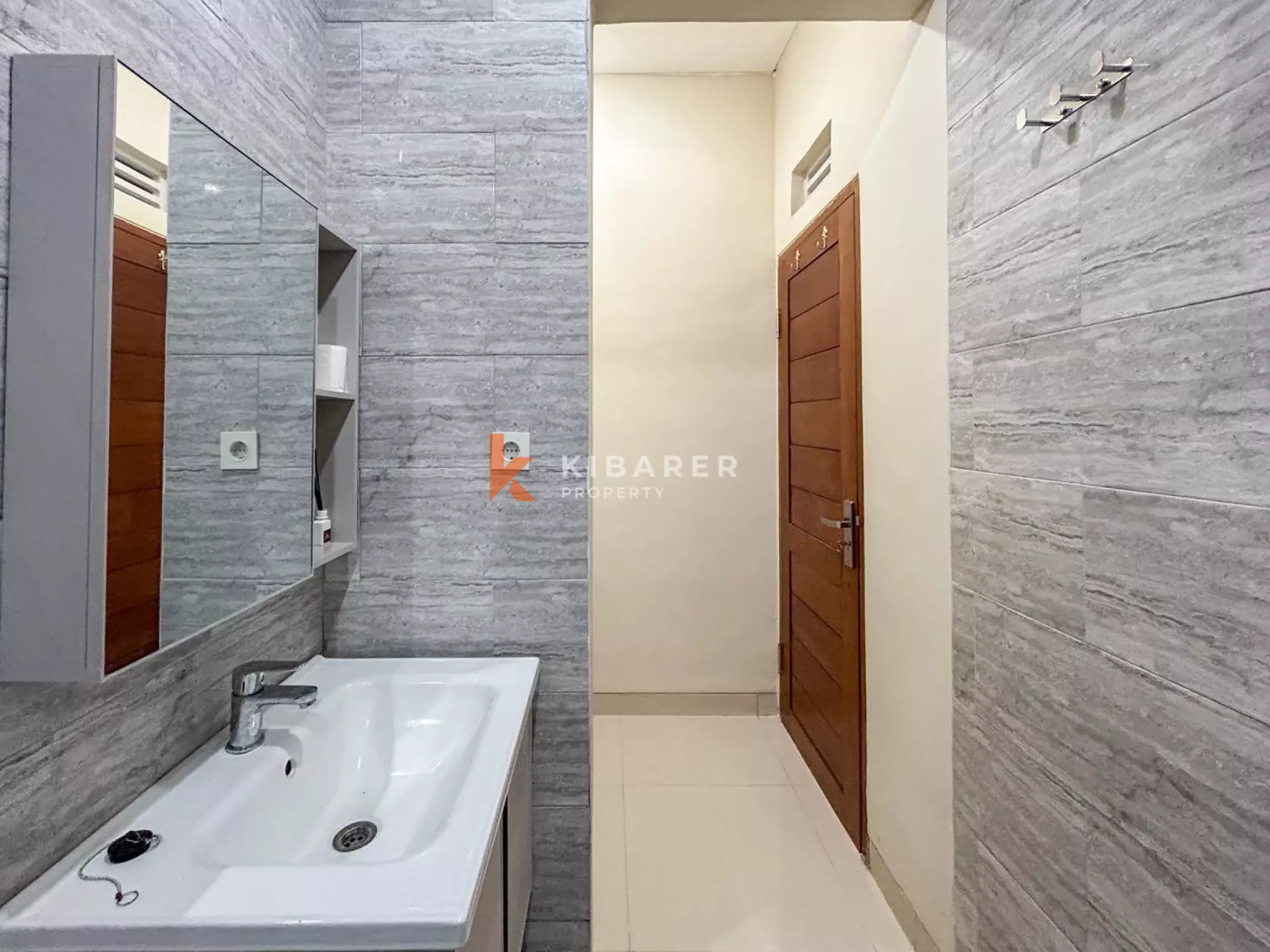 Modern Two-Bedroom Unfurnished Enclosed Villa with Private Pool for Rent in Kerobokan