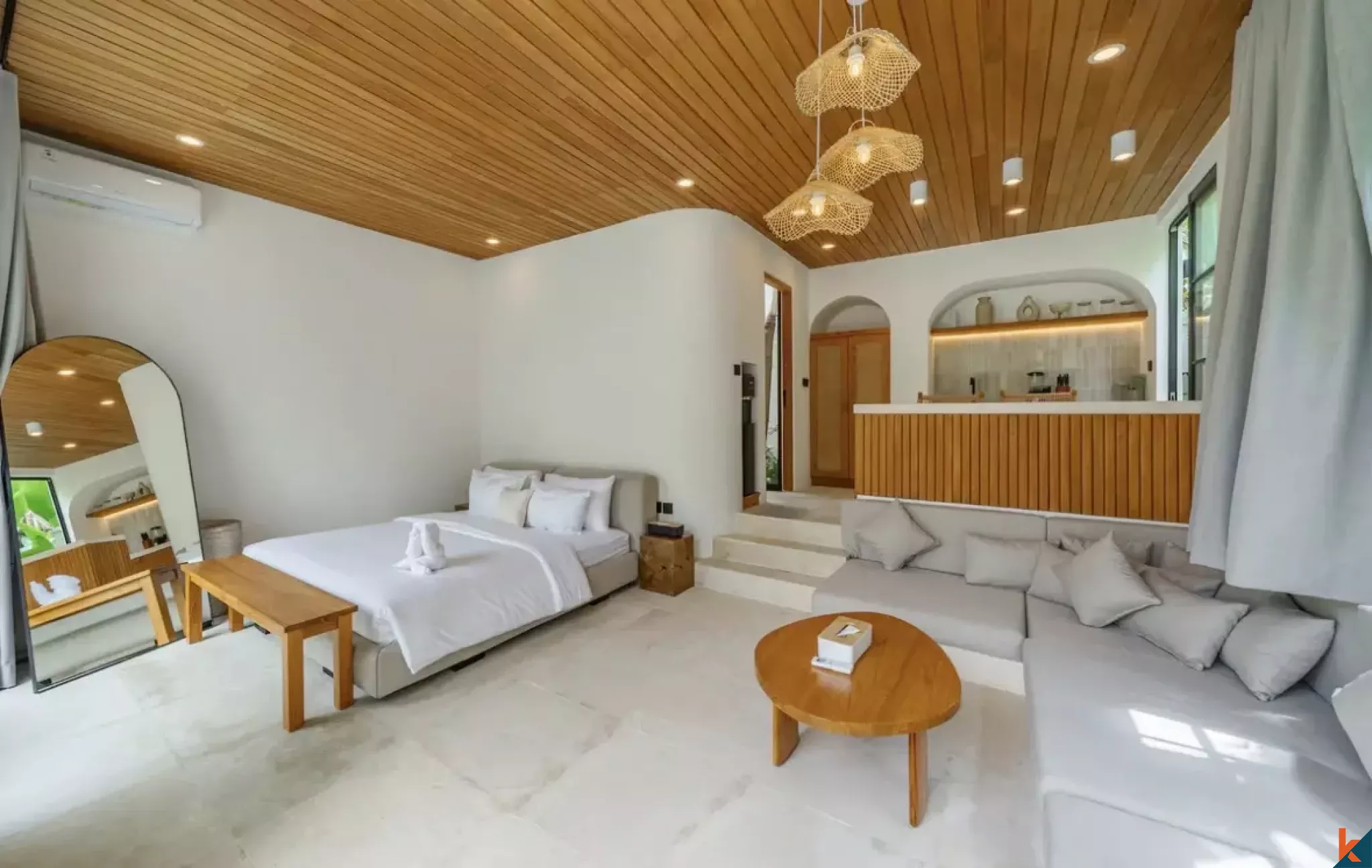 Stylish One Bedroom Leasehold Tropical Villa in Ubud