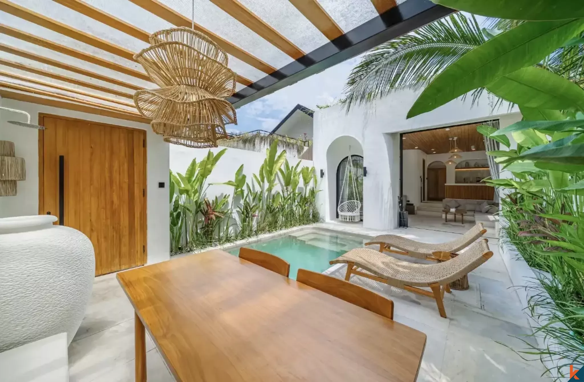 Stylish One Bedroom Leasehold Tropical Villa in Ubud