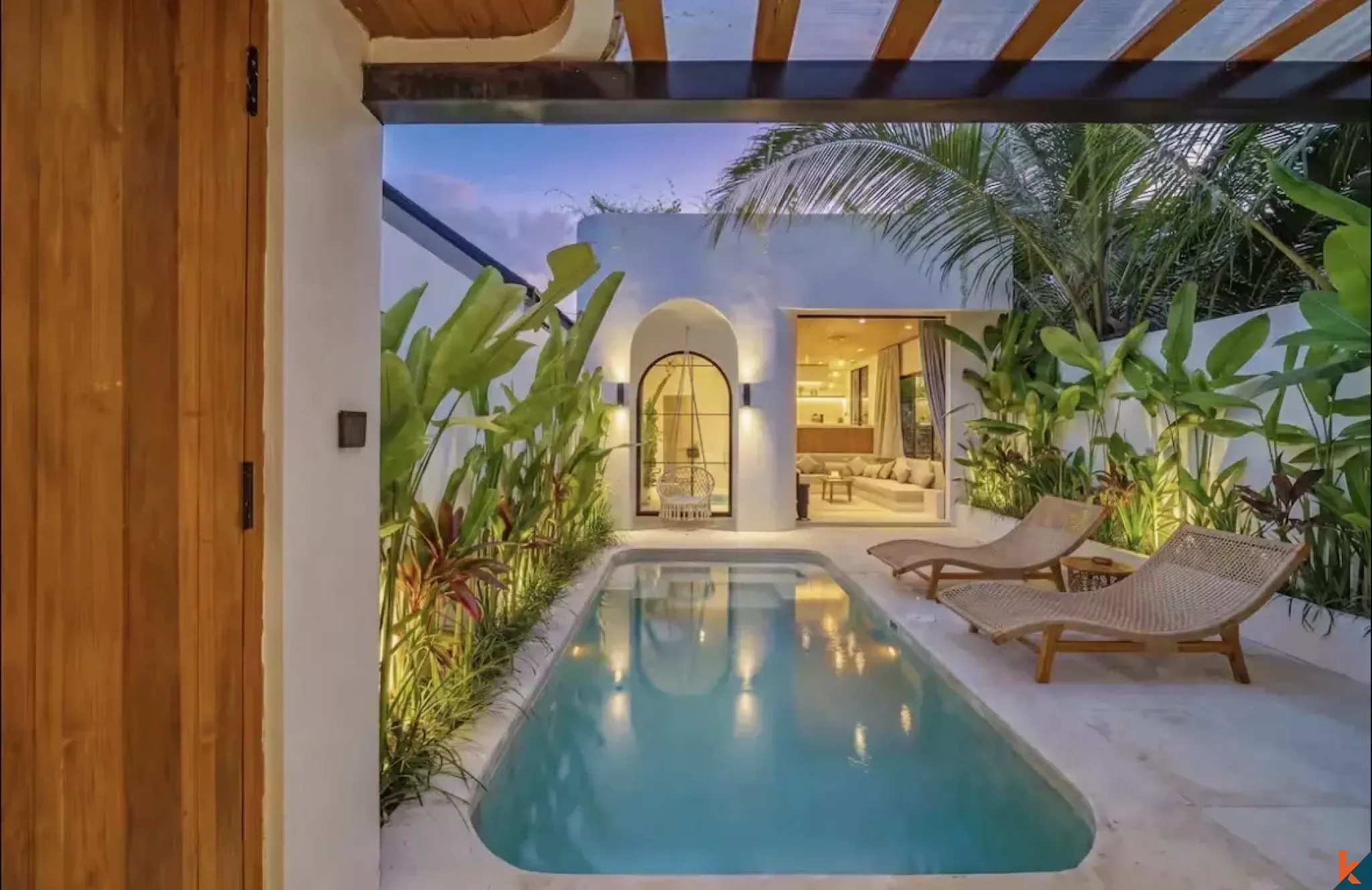 Stylish One Bedroom Leasehold Tropical Villa in Ubud