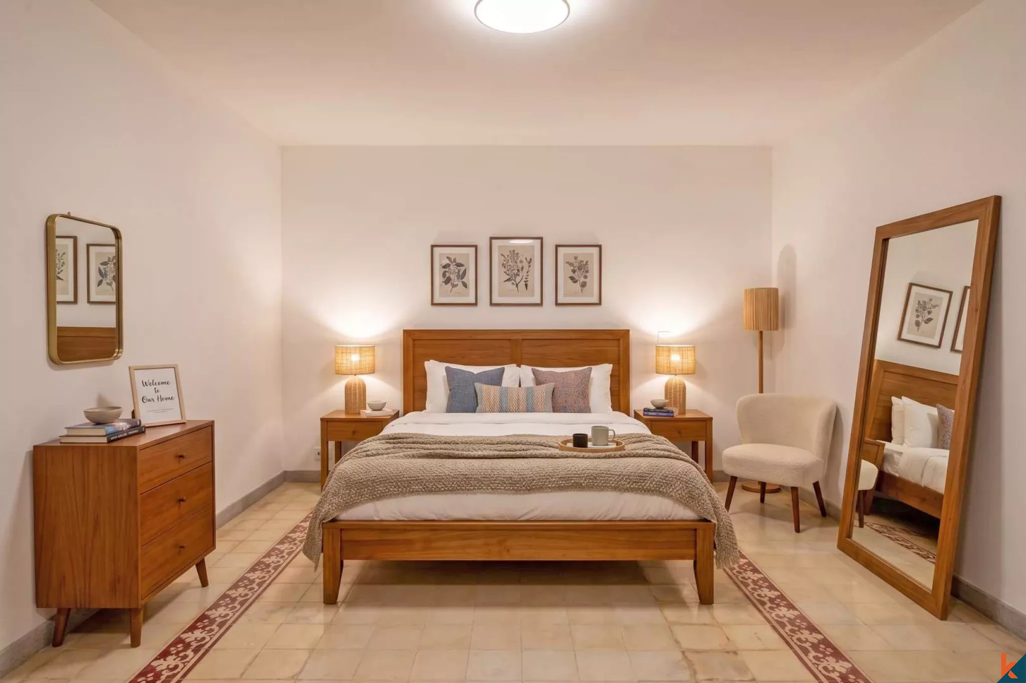 Maison de trois chambres de style traditionnel avec vue sur la jungle à Kediri - Tabanan