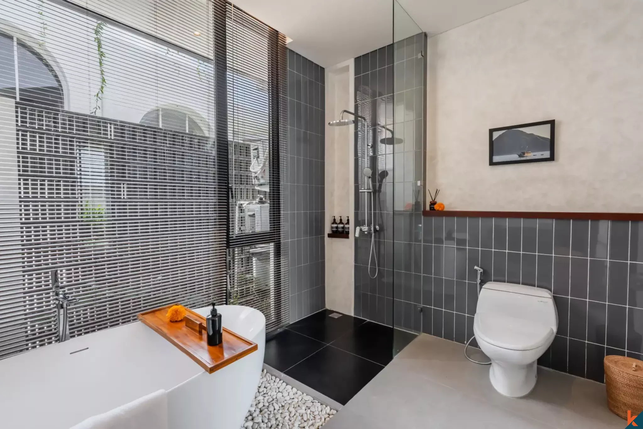 Brand new modern townhouse style two bedroom property leasehold in Pantai Lima - Pererenan