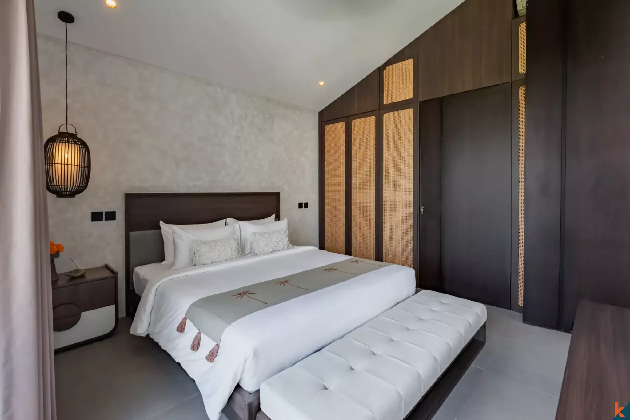 Brand new modern townhouse style two bedroom property leasehold in Pantai Lima - Pererenan