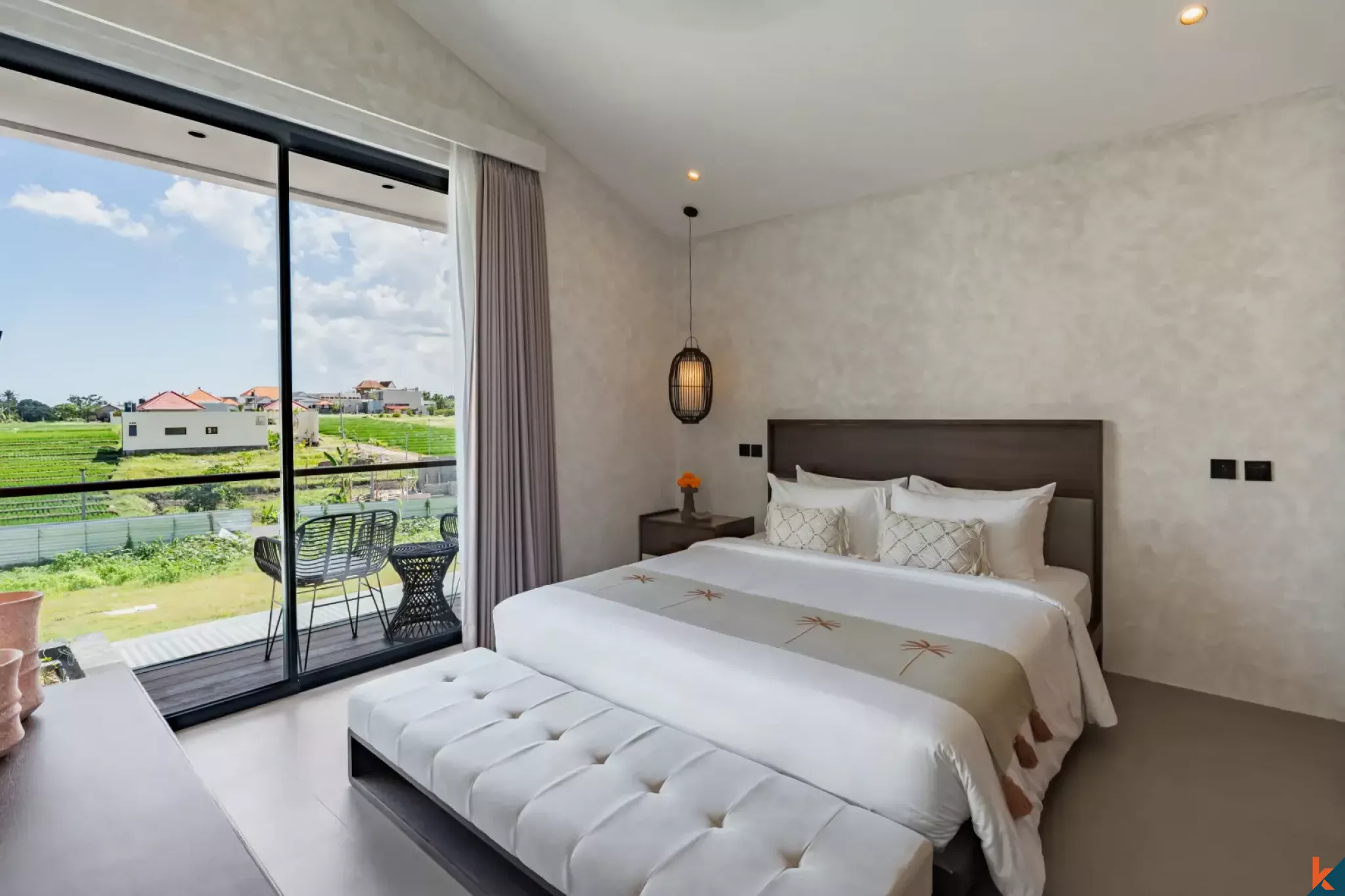 Brand new modern townhouse style two bedroom property leasehold in Pantai Lima - Pererenan